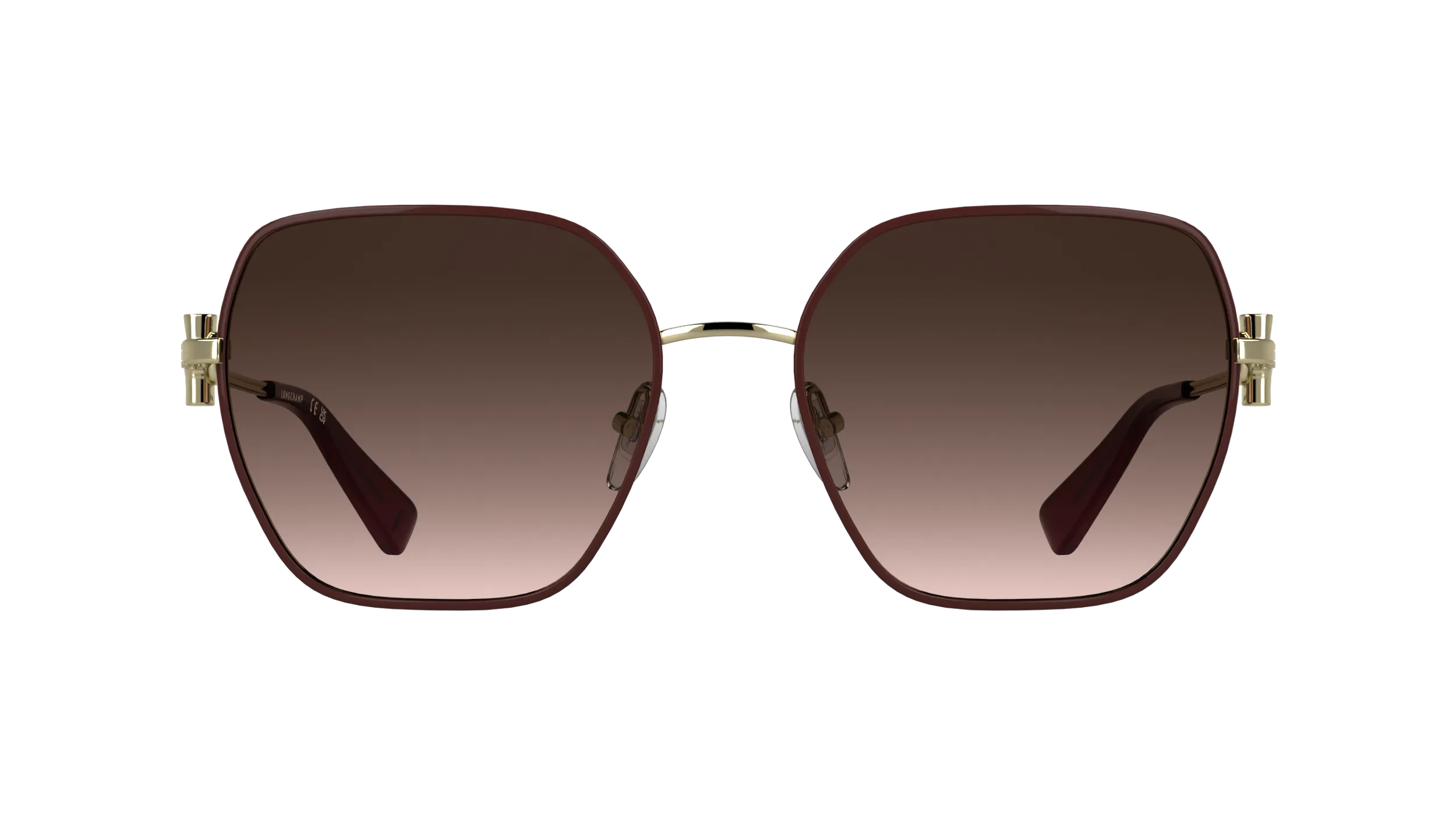 LONGCHAMP LO190S 721 Occhiali da sole Metallo Viola Squadrata Normale - immagine 2