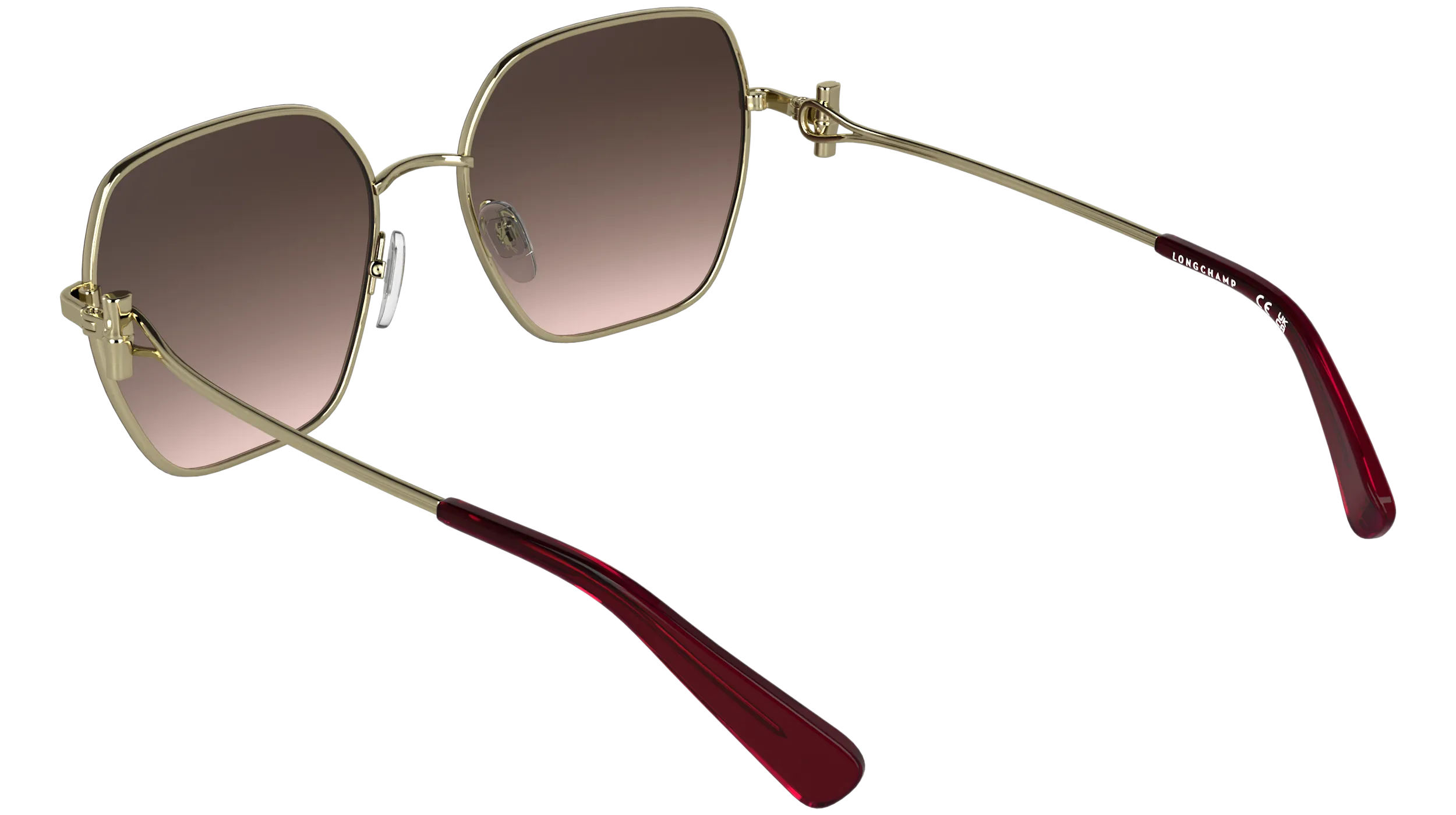 LONGCHAMP LO190S 721 Occhiali da sole Metallo Viola Squadrata Normale - immagine 4
