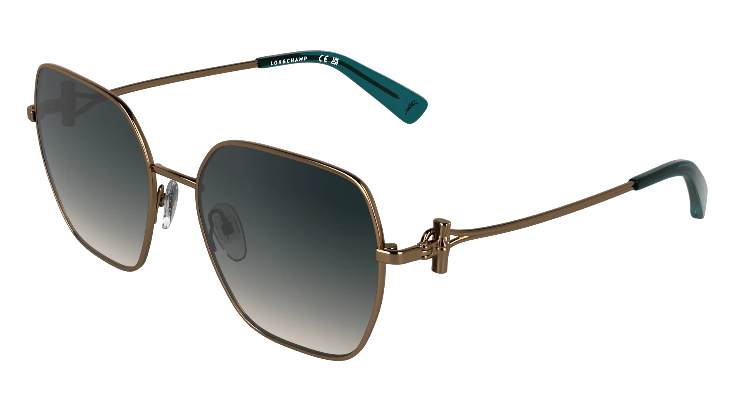 LONGCHAMP LO190S 734 Occhiali da sole Metallo Squadrata Normale - immagine 1