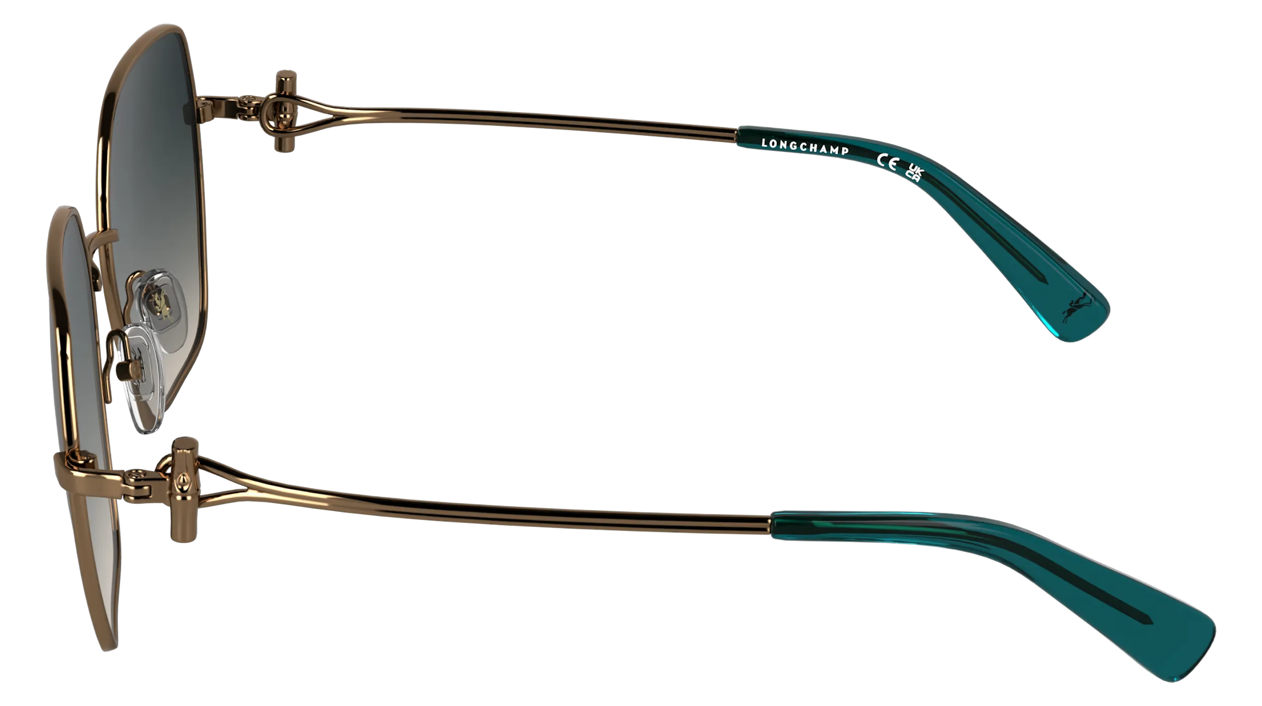 LONGCHAMP LO190S 734 Occhiali da sole Metallo Squadrata Normale - immagine 3