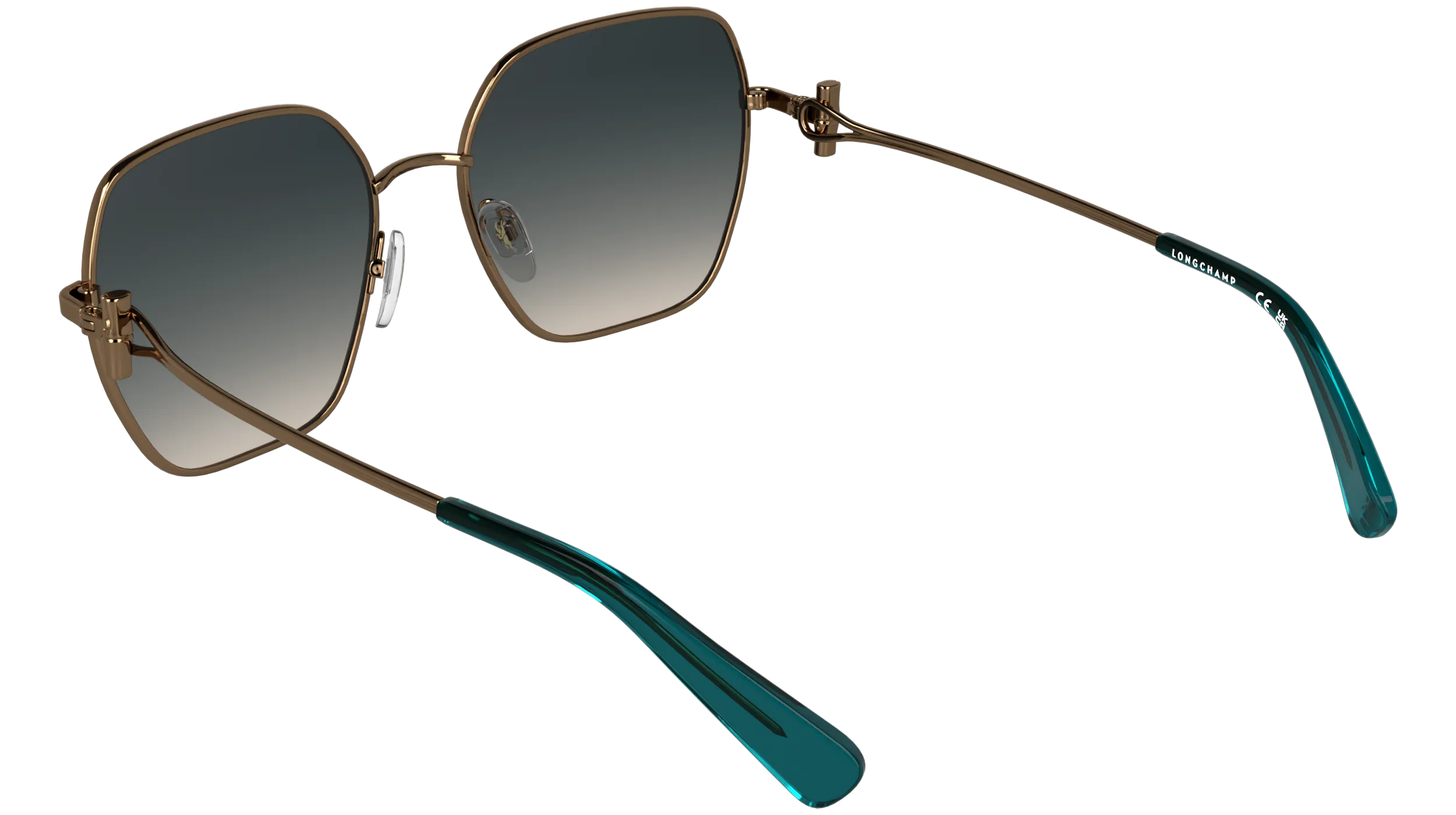 LONGCHAMP LO190S 734 Occhiali da sole Metallo Squadrata Normale - immagine 4