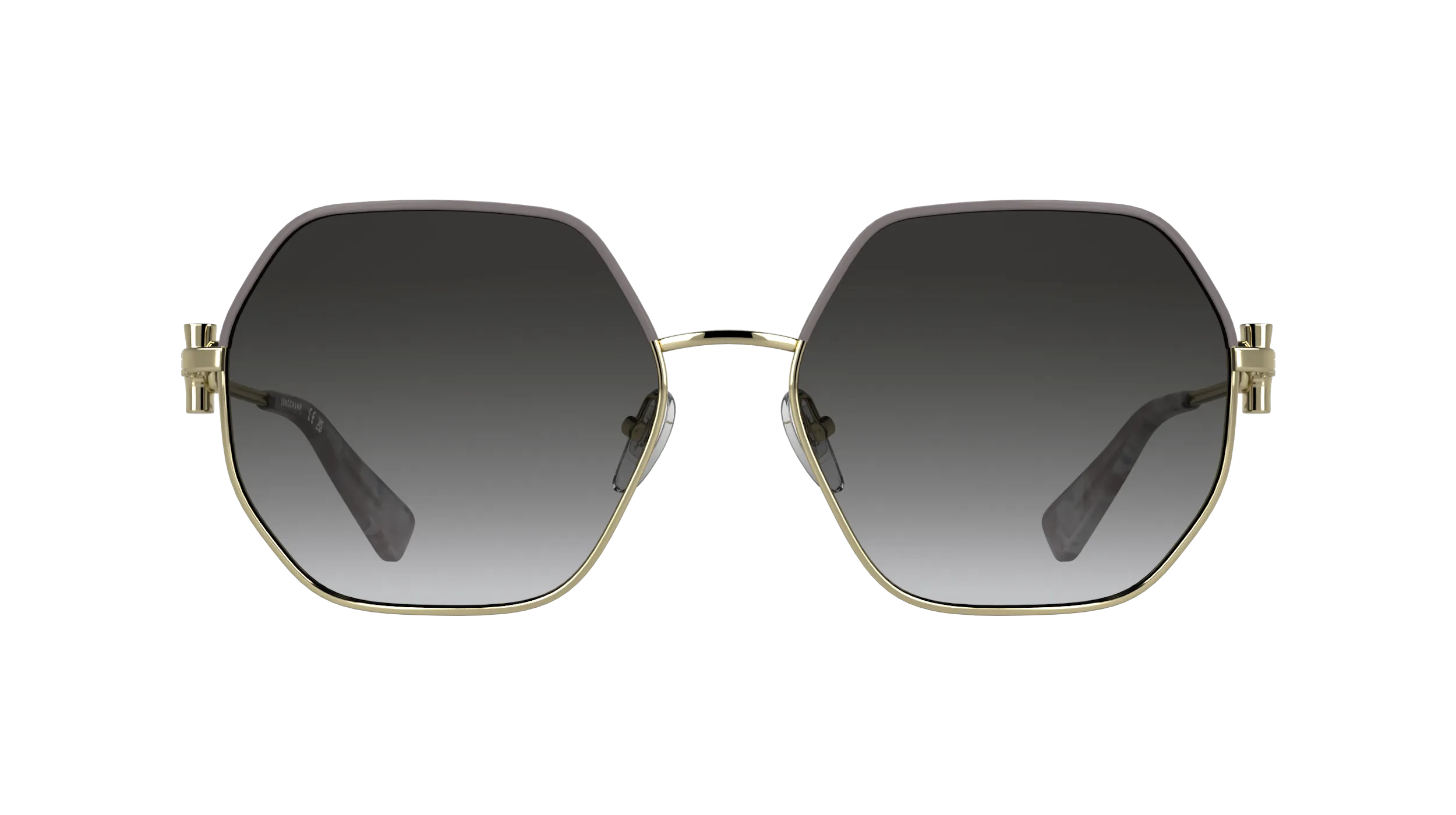 LONGCHAMP LO191S 723 Occhiali da sole Metallo Oro Squadrata Normale - immagine 2