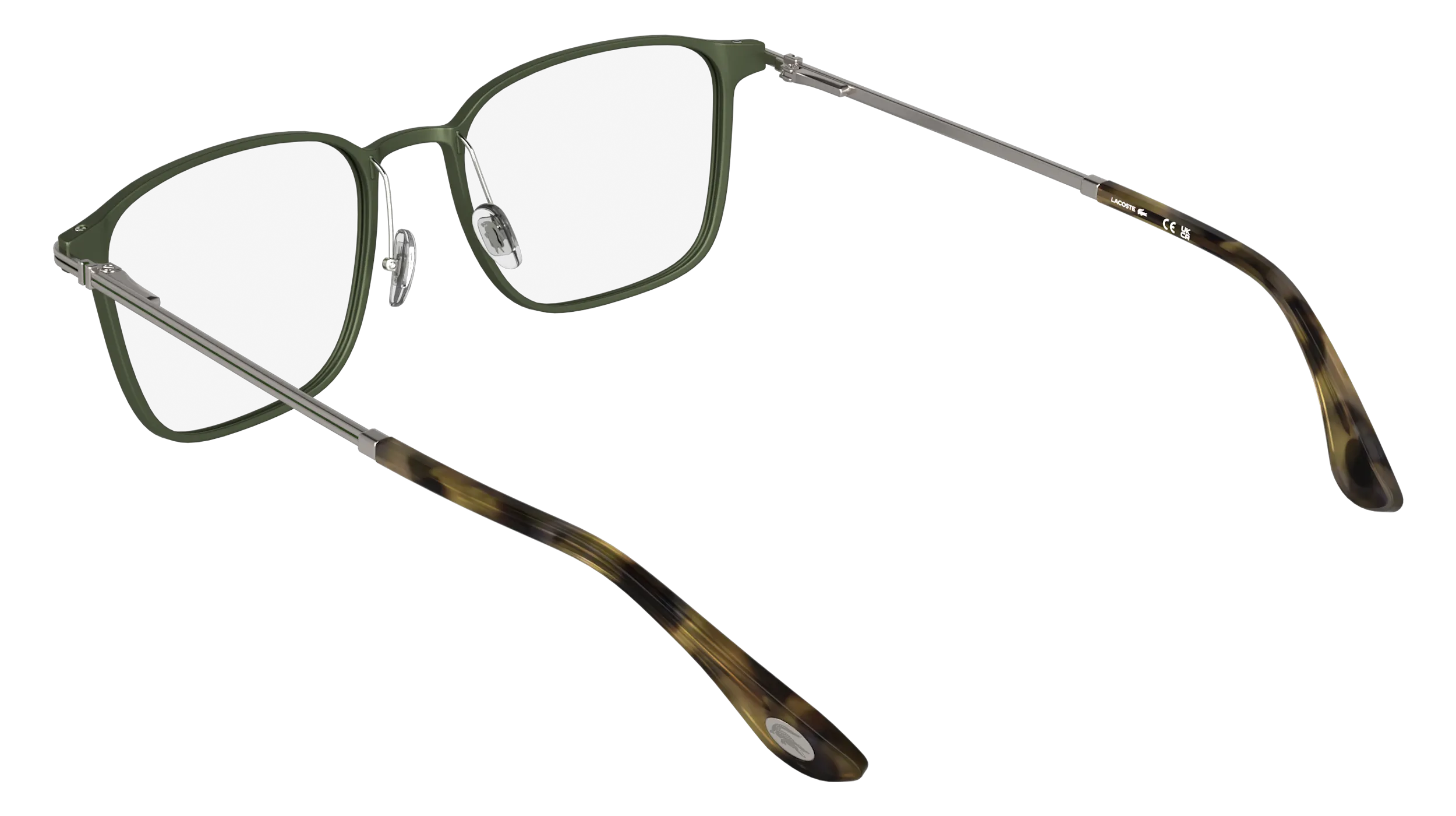 Lacoste L2325 275 Montature da vista Metallo Verde Squadrata Normale - immagine 4