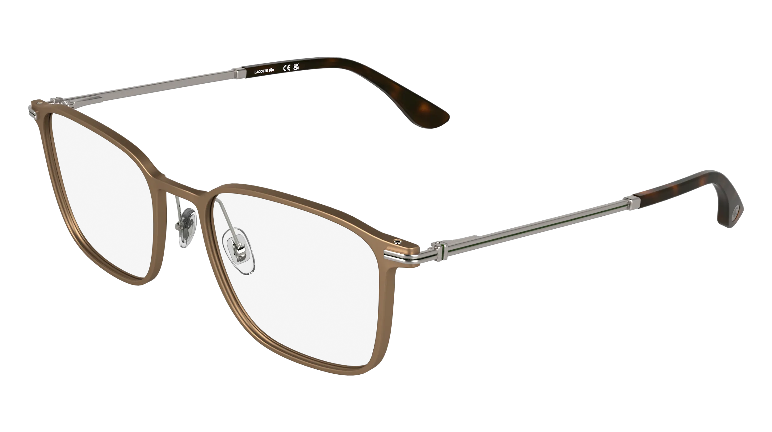 Lacoste L2325 750 Montature da vista Metallo Oro Squadrata Normale - immagine 1