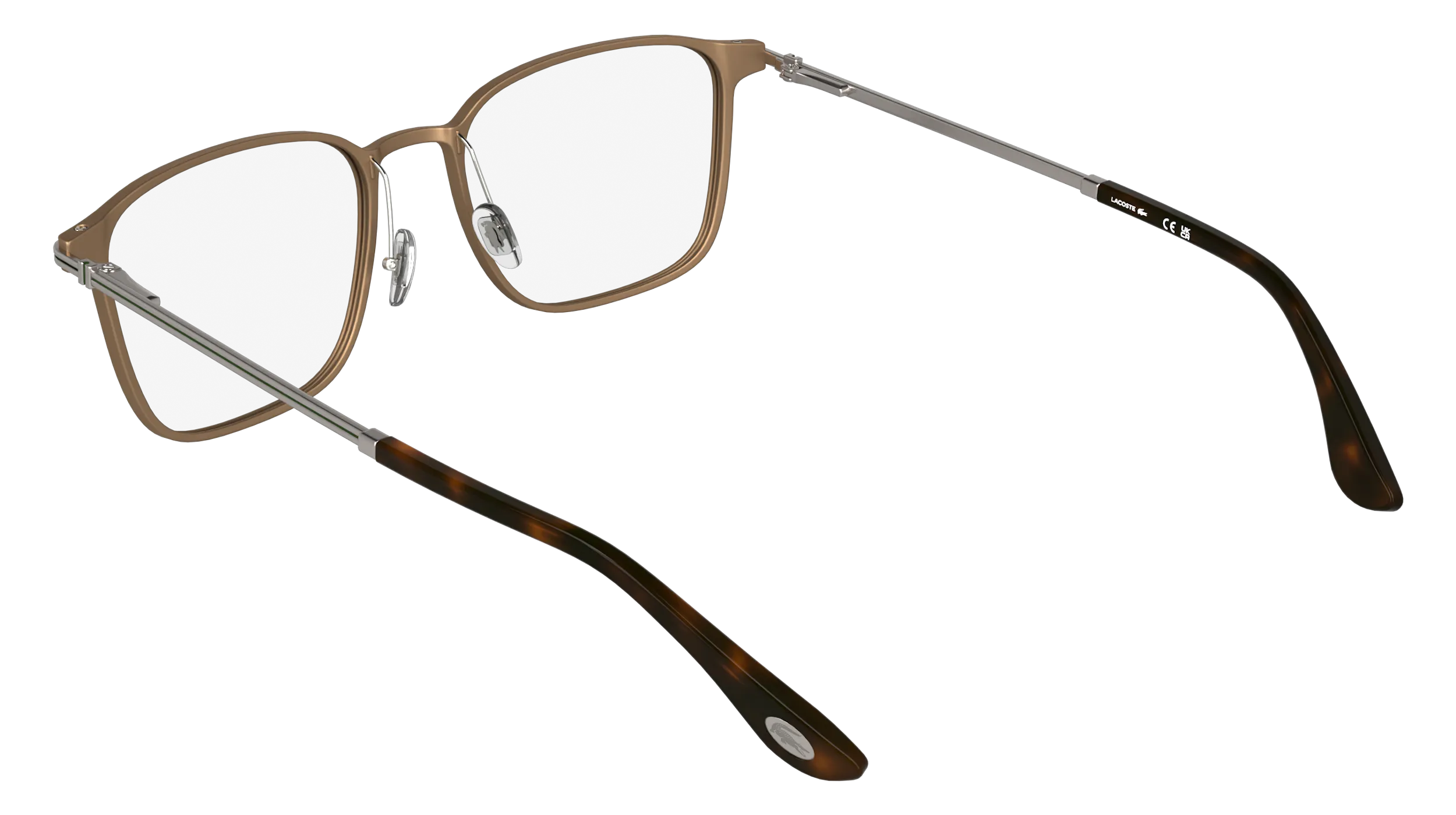 Lacoste L2325 750 Montature da vista Metallo Oro Squadrata Normale - immagine 4