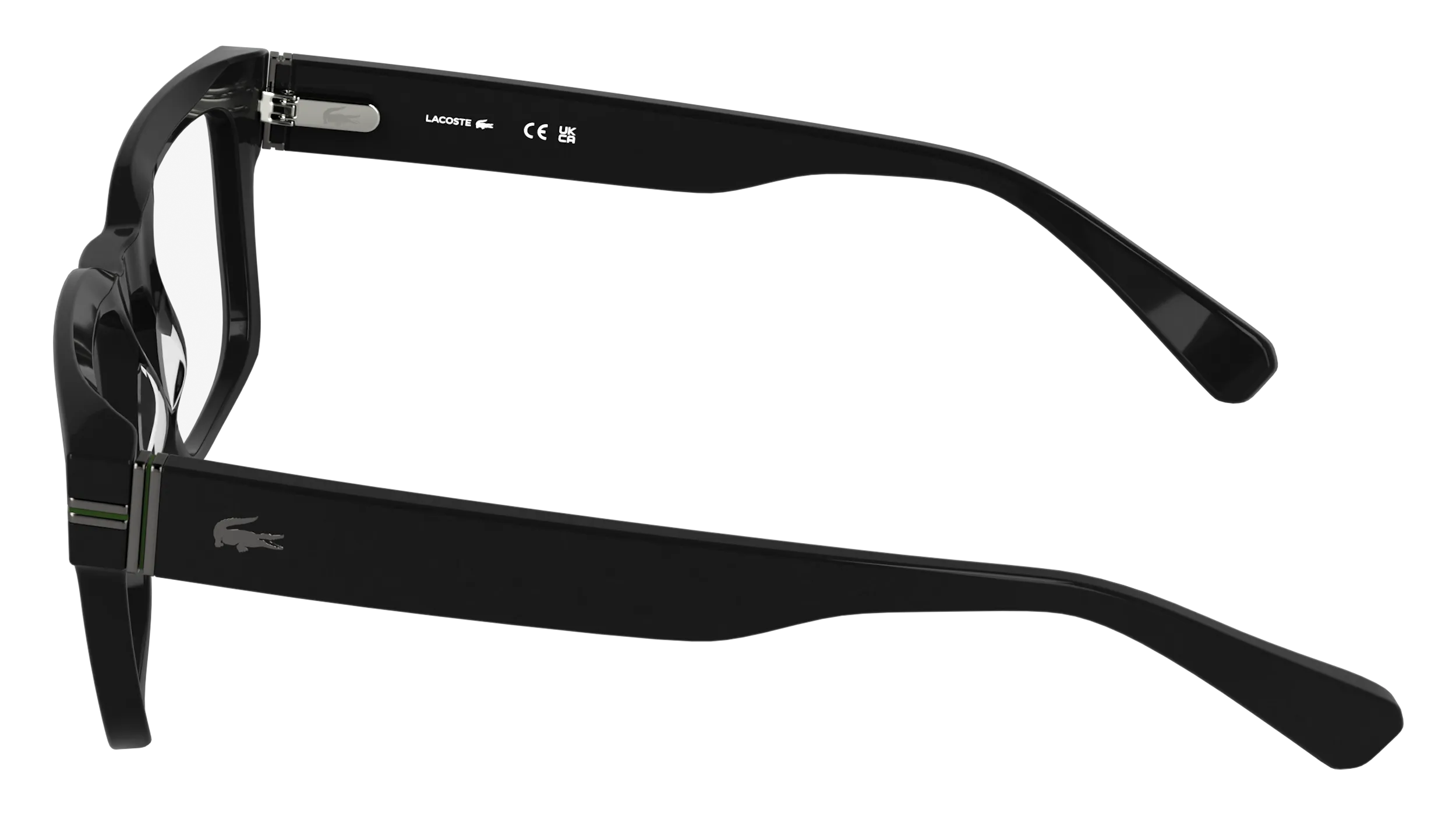 Lacoste L4016 001 Montature da vista Acetato Nero Squadrata Normale - immagine 3