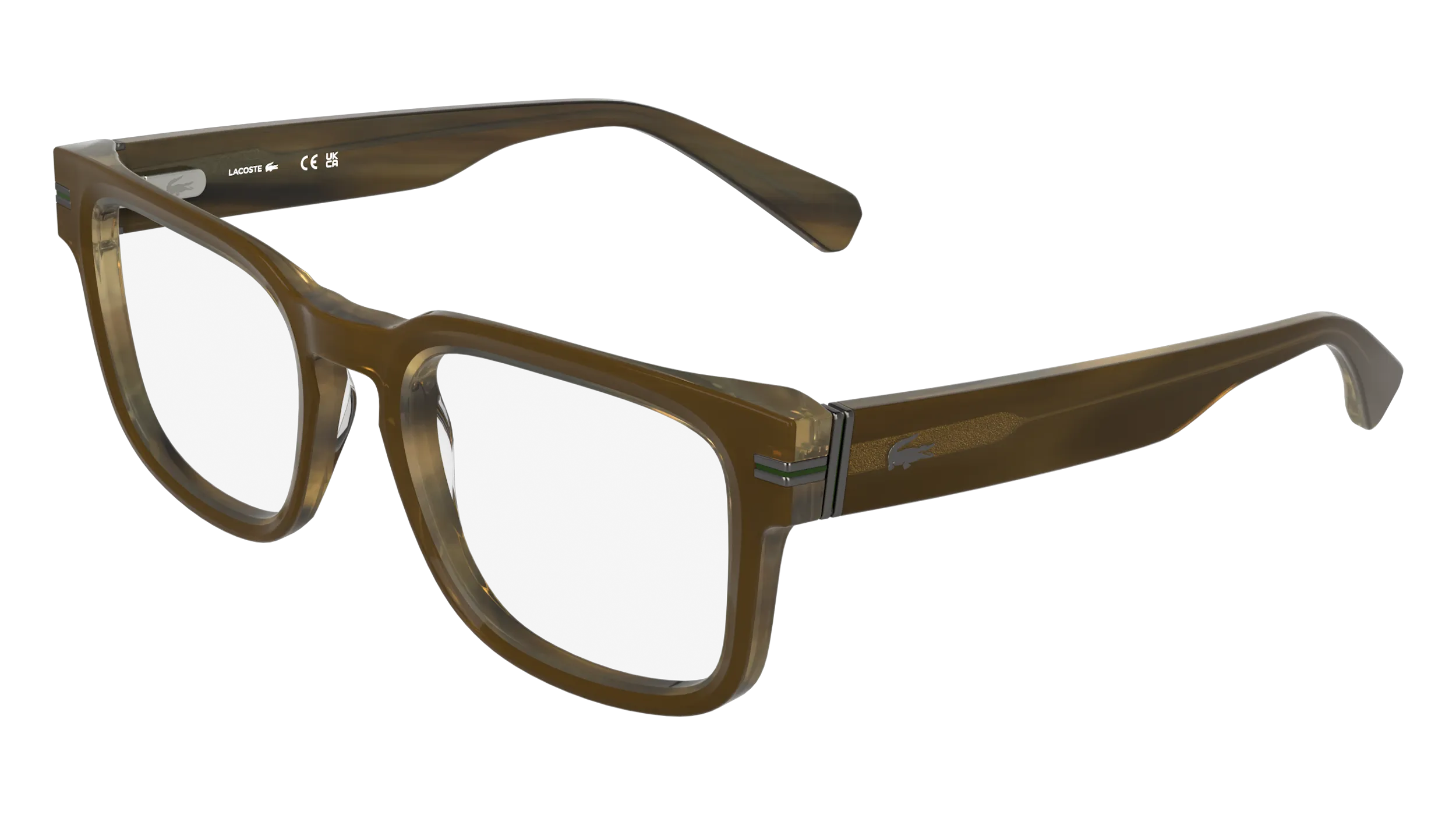 Lacoste L4016 210 Montature da vista Acetato Marrone Squadrata Normale - immagine 1