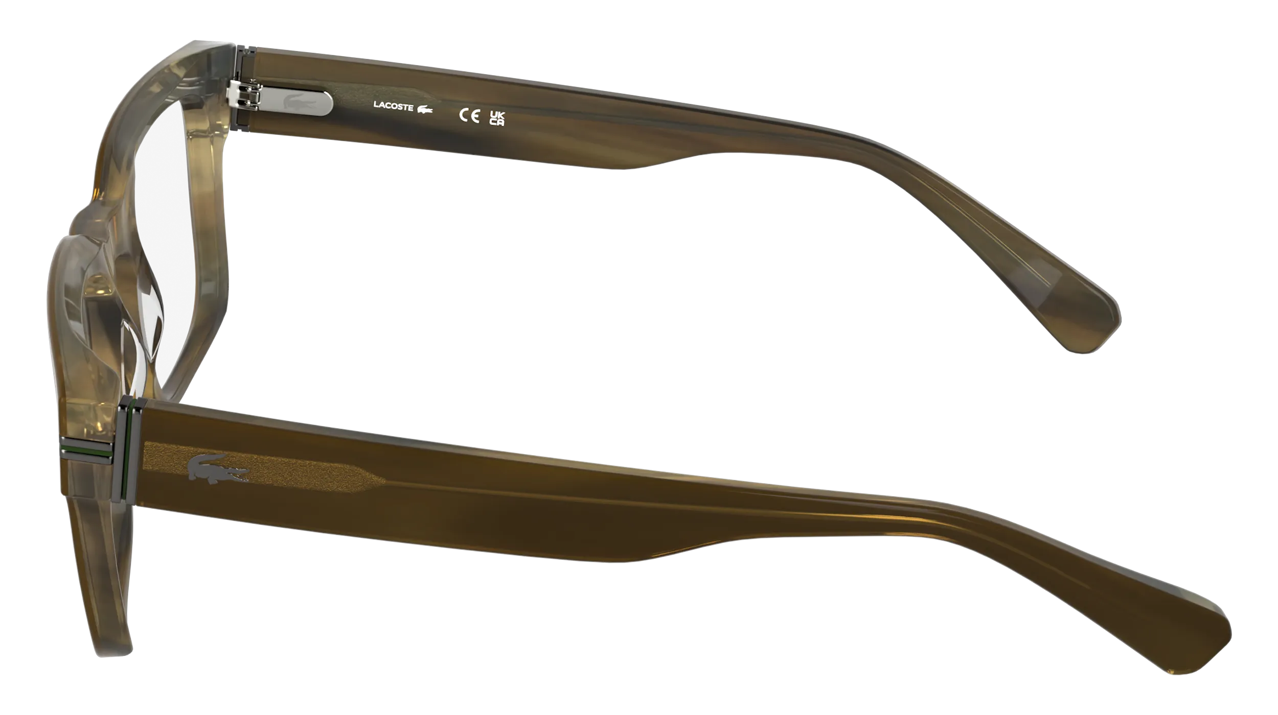 Lacoste L4016 210 Montature da vista Acetato Marrone Squadrata Normale - immagine 3