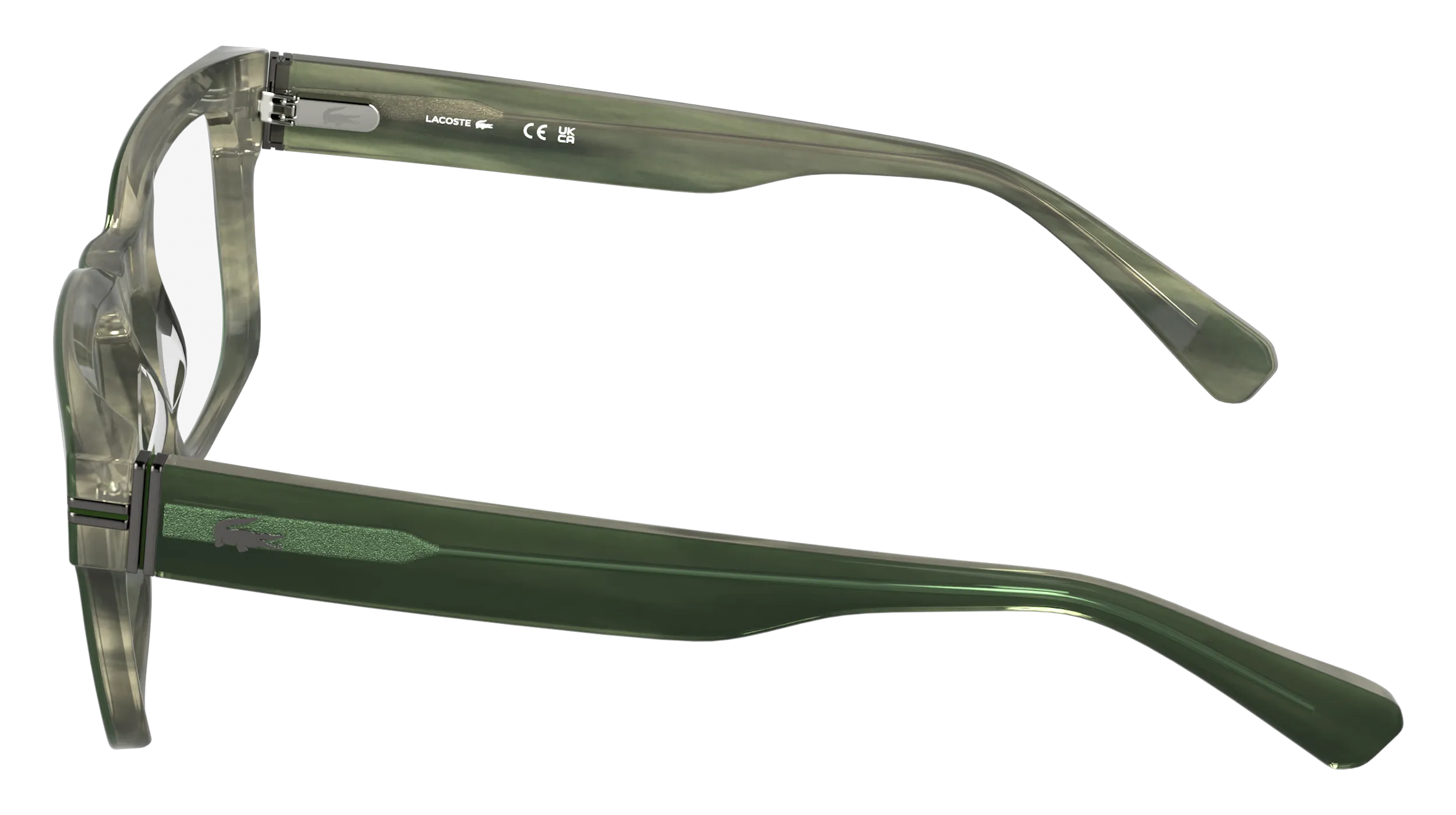 Lacoste L4016 301 Montature da vista Acetato Verde Squadrata Normale - immagine 3