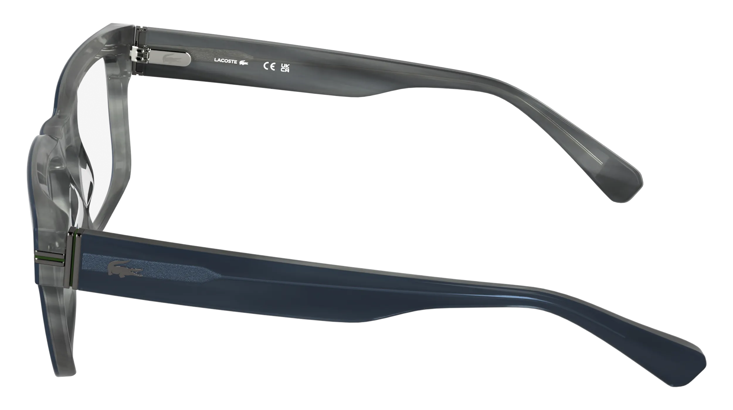 Lacoste L4016 410 Montature da vista Acetato Blu Squadrata Normale - immagine 2
