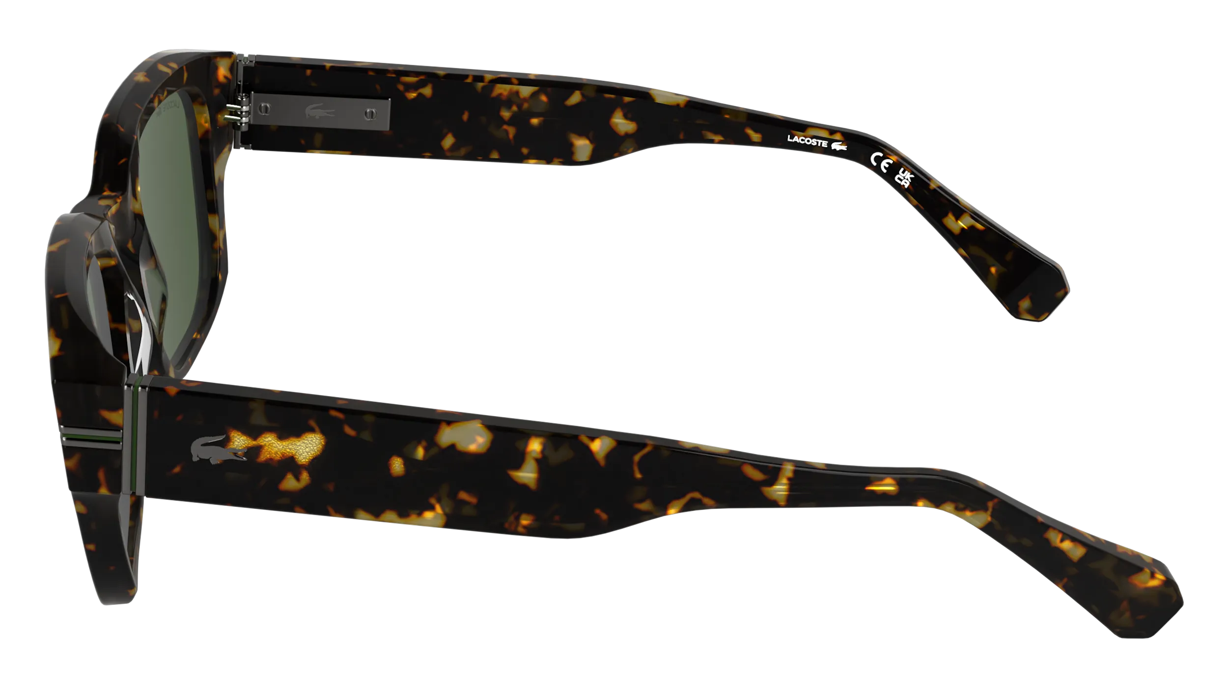 Lacoste L6093S 230 Occhiali da sole Acetato Havana Squadrata Normale - immagine 3
