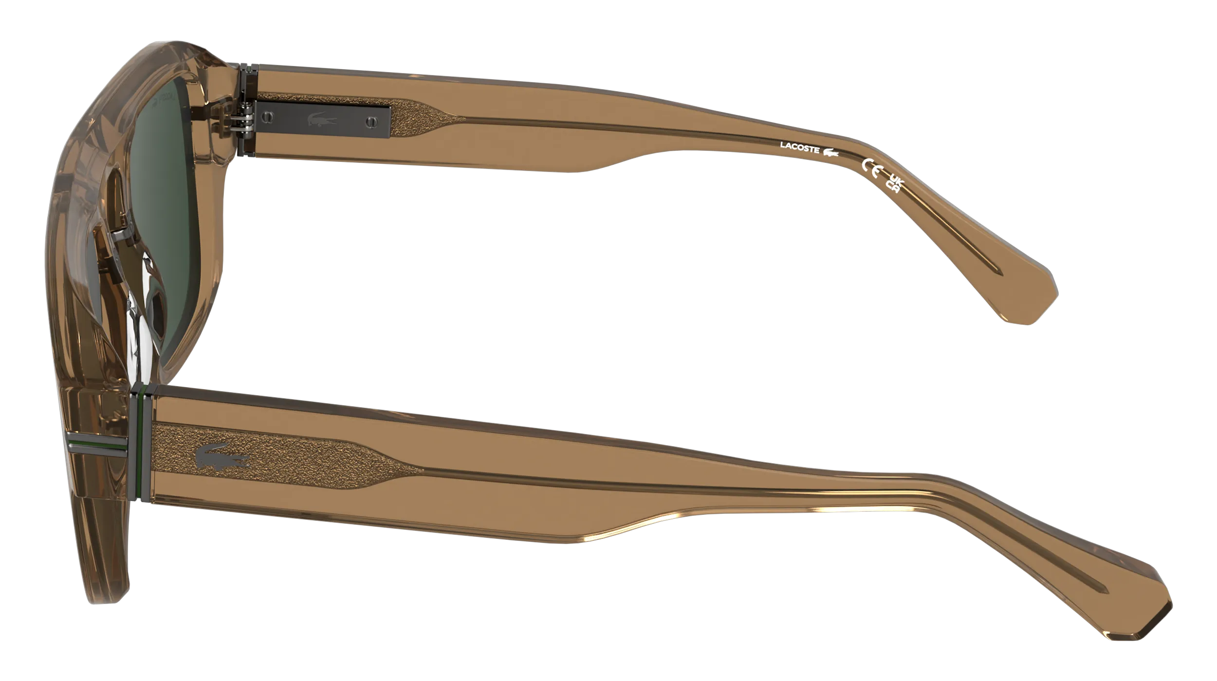 Lacoste L6094S 260 Occhiali da sole Acetato Miele Squadrata Normale - immagine 3