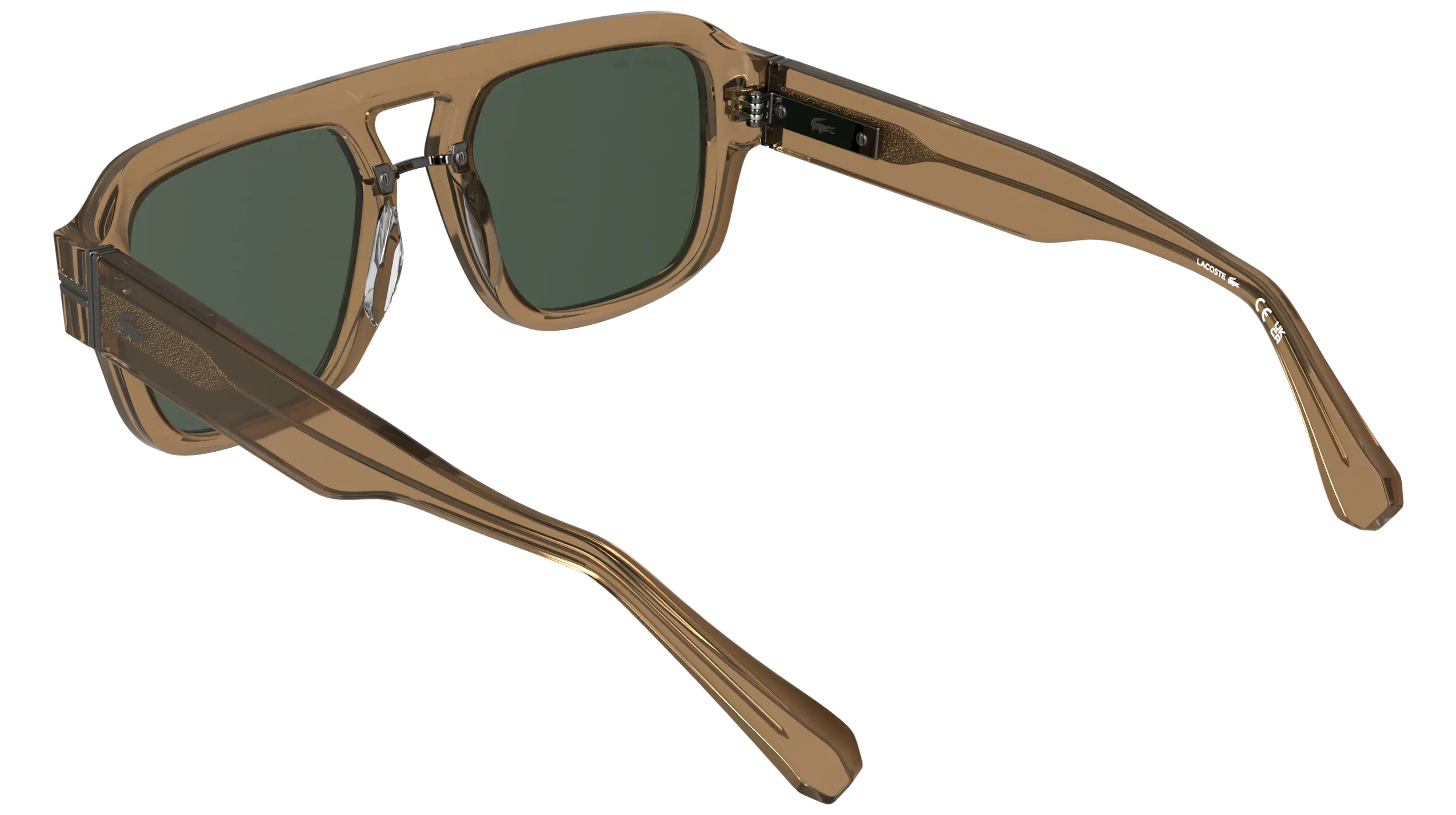 Lacoste L6094S 260 Occhiali da sole Acetato Miele Squadrata Normale - immagine 4