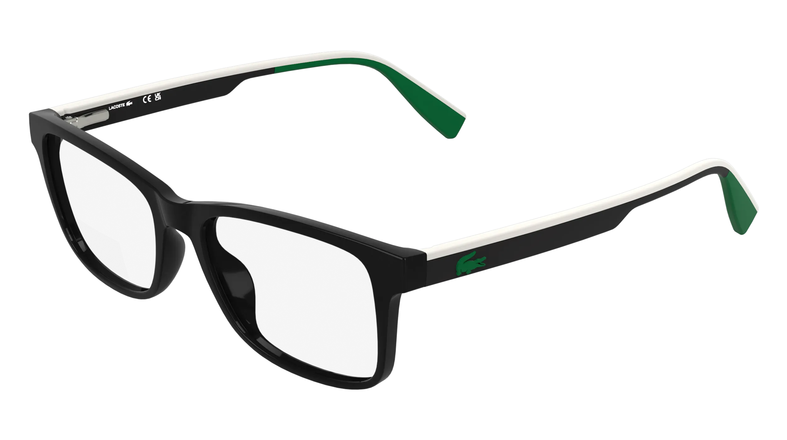 Lacoste Junior Lacoste L3665 001 Montature da vista bambino Bio-iniettato Nero Squadrata Normale - immagine 1
