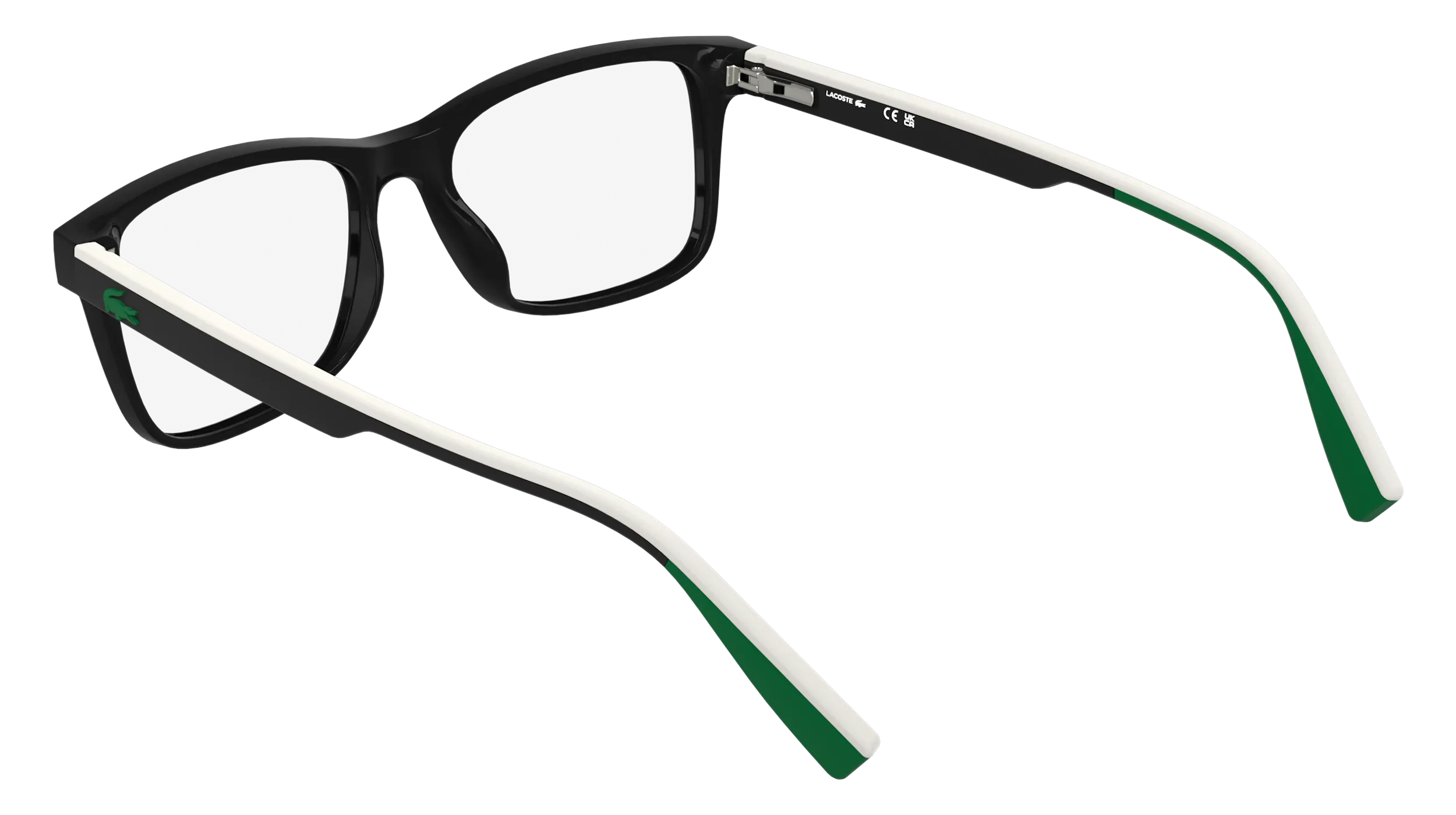 Lacoste Junior Lacoste L3665 001 Montature da vista bambino Bio-iniettato Nero Squadrata Normale - immagine 4