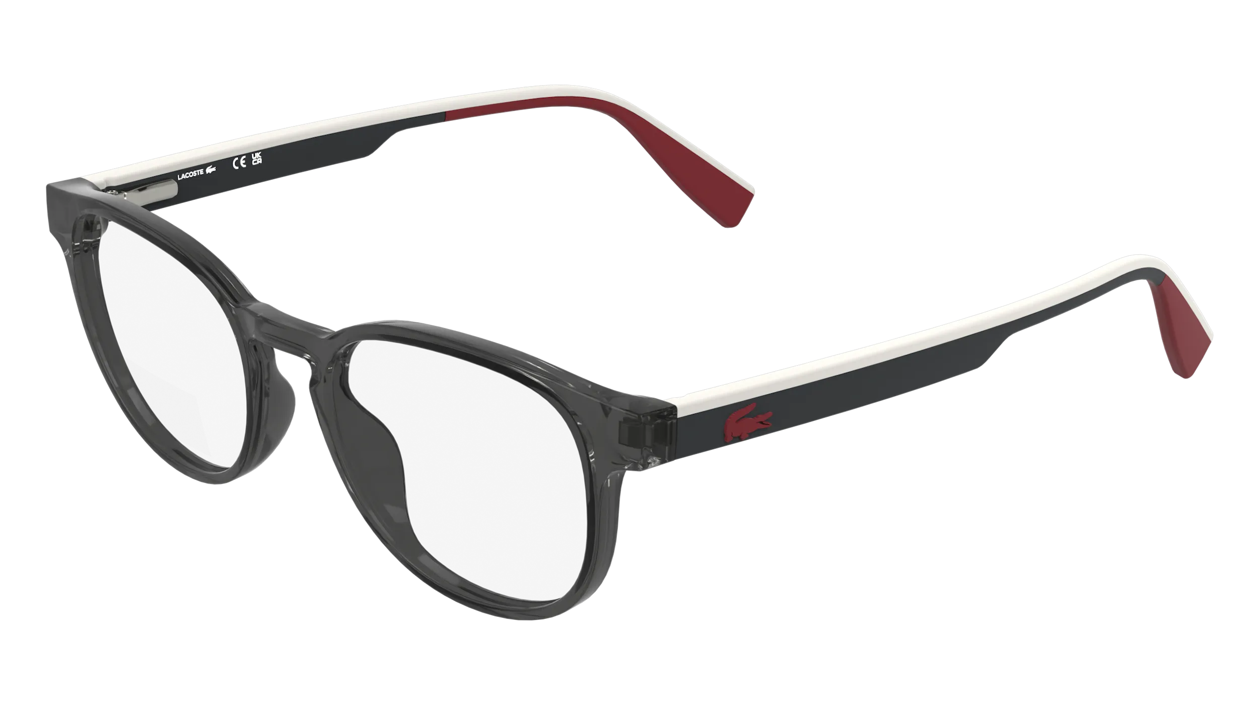 Lacoste L3666 035 Montature da vista bambino Bio-iniettato Grigio Squadrata Normale - immagine 1