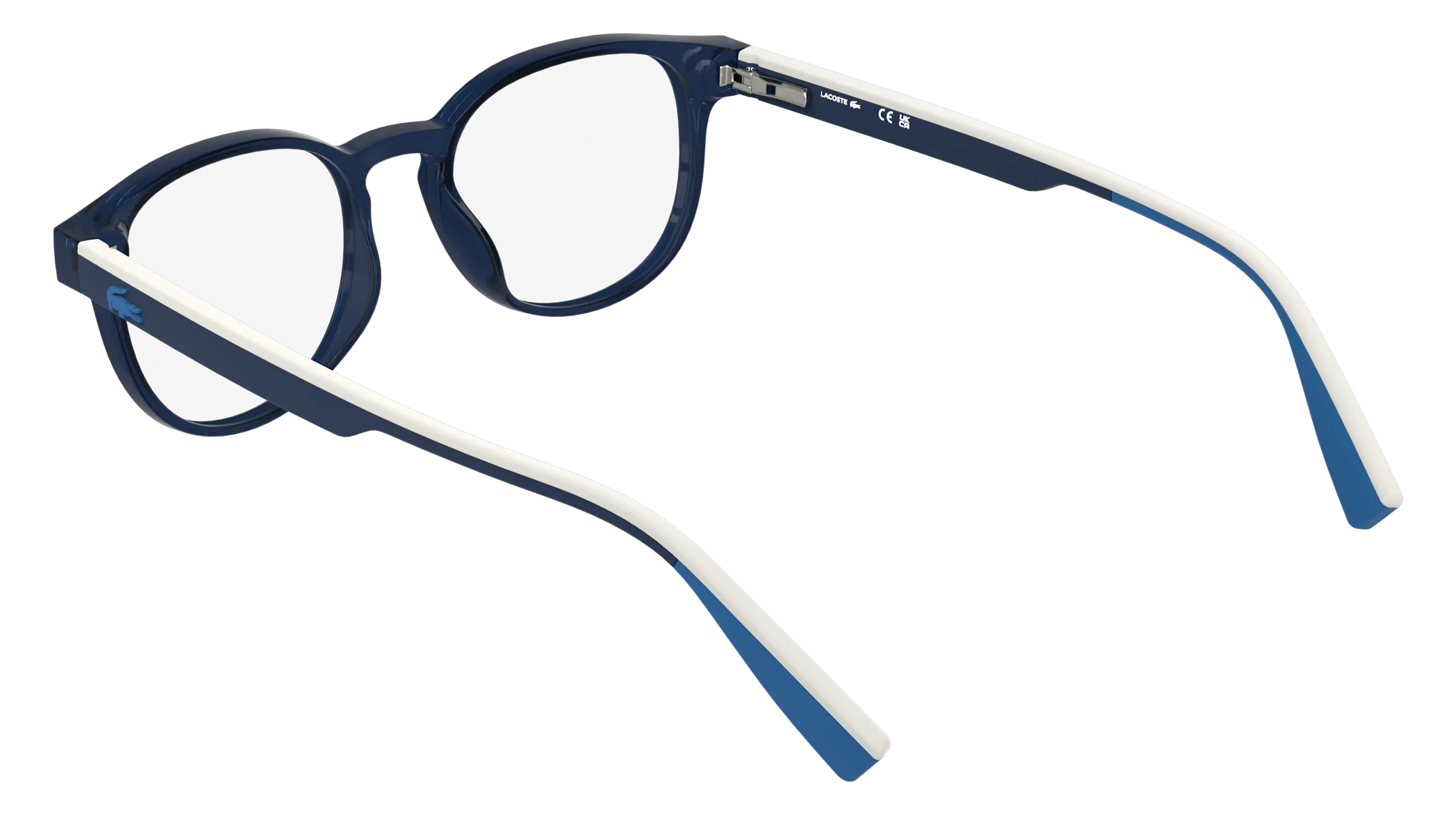 Lacoste L3666 410 Montature da vista bambino Bio-iniettato Blu Squadrata Normale - immagine 4