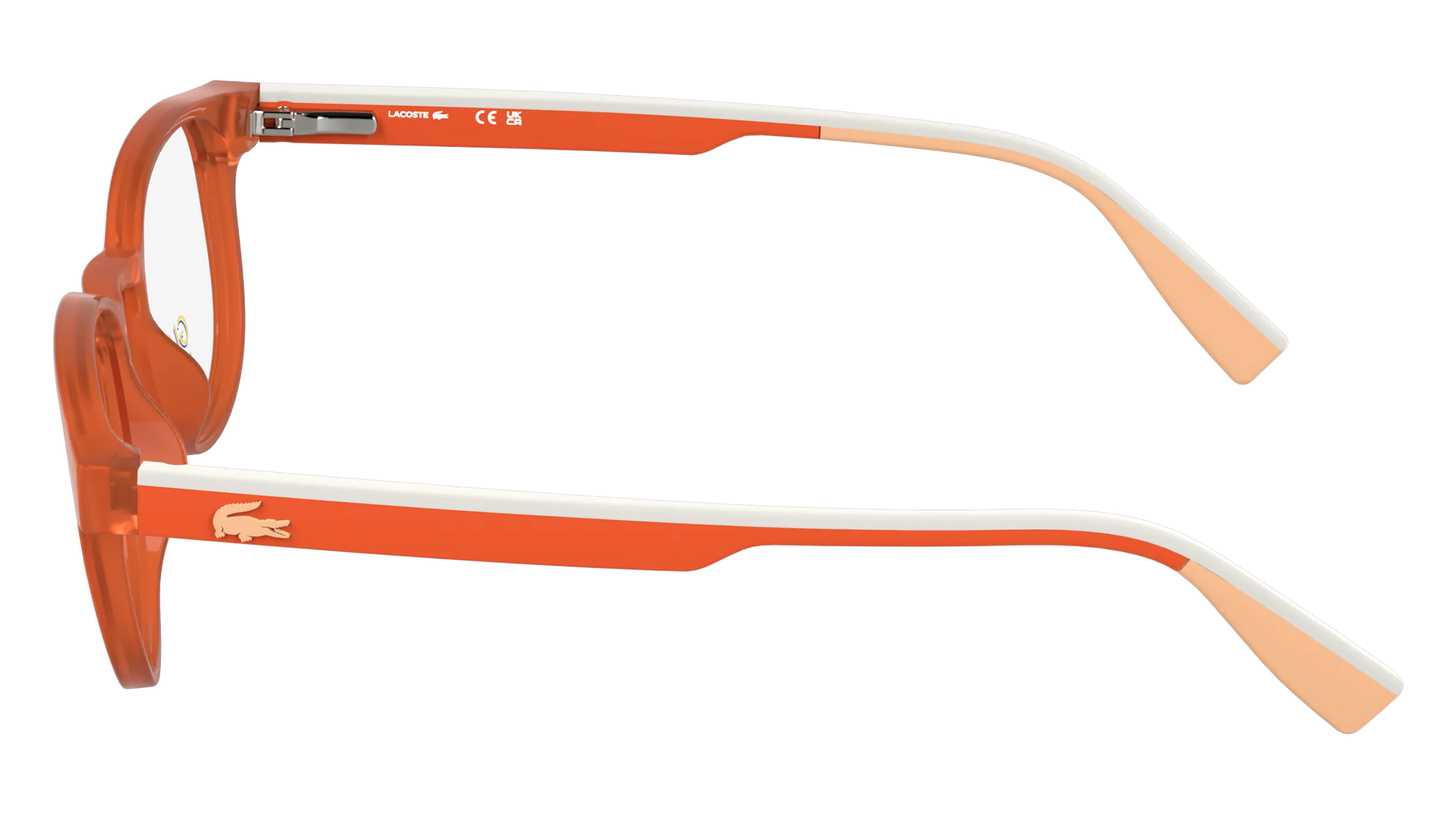 Lacoste L3666 615 Montature da vista bambino Bio-iniettato Squadrata Normale - immagine 3