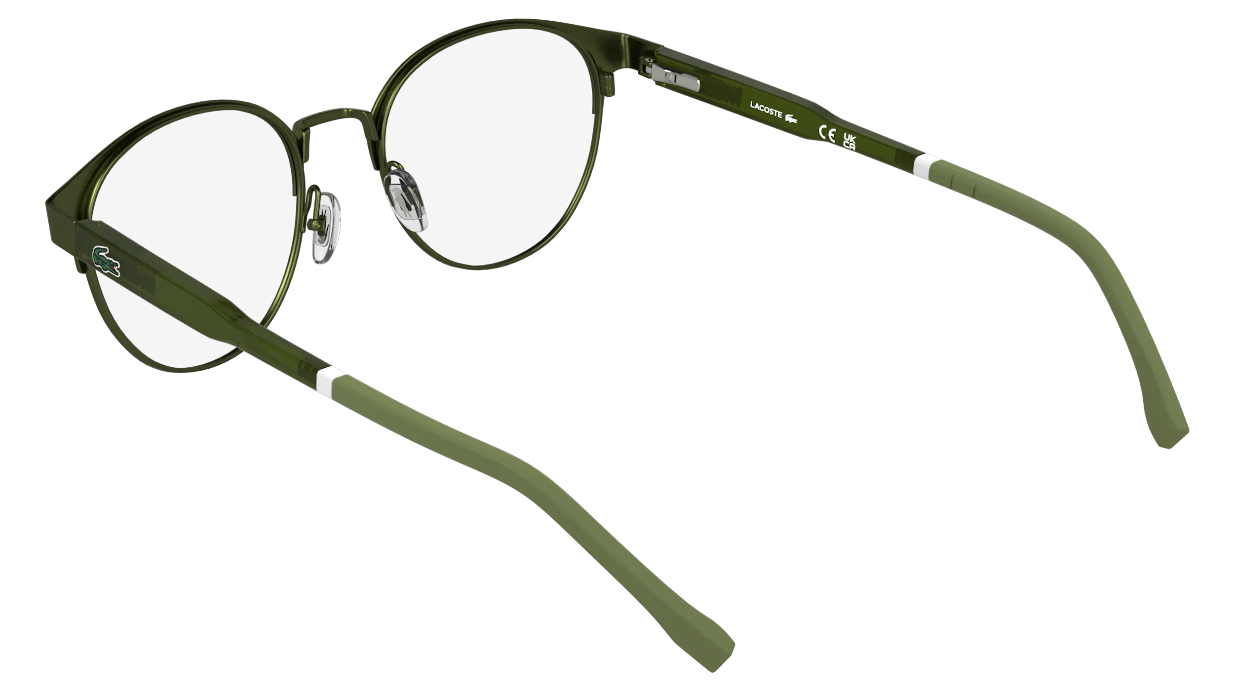 Lacoste Junior Lacoste L3115 275 Montature da vista bambino Metallo Verde Rotonda Normale - immagine 4
