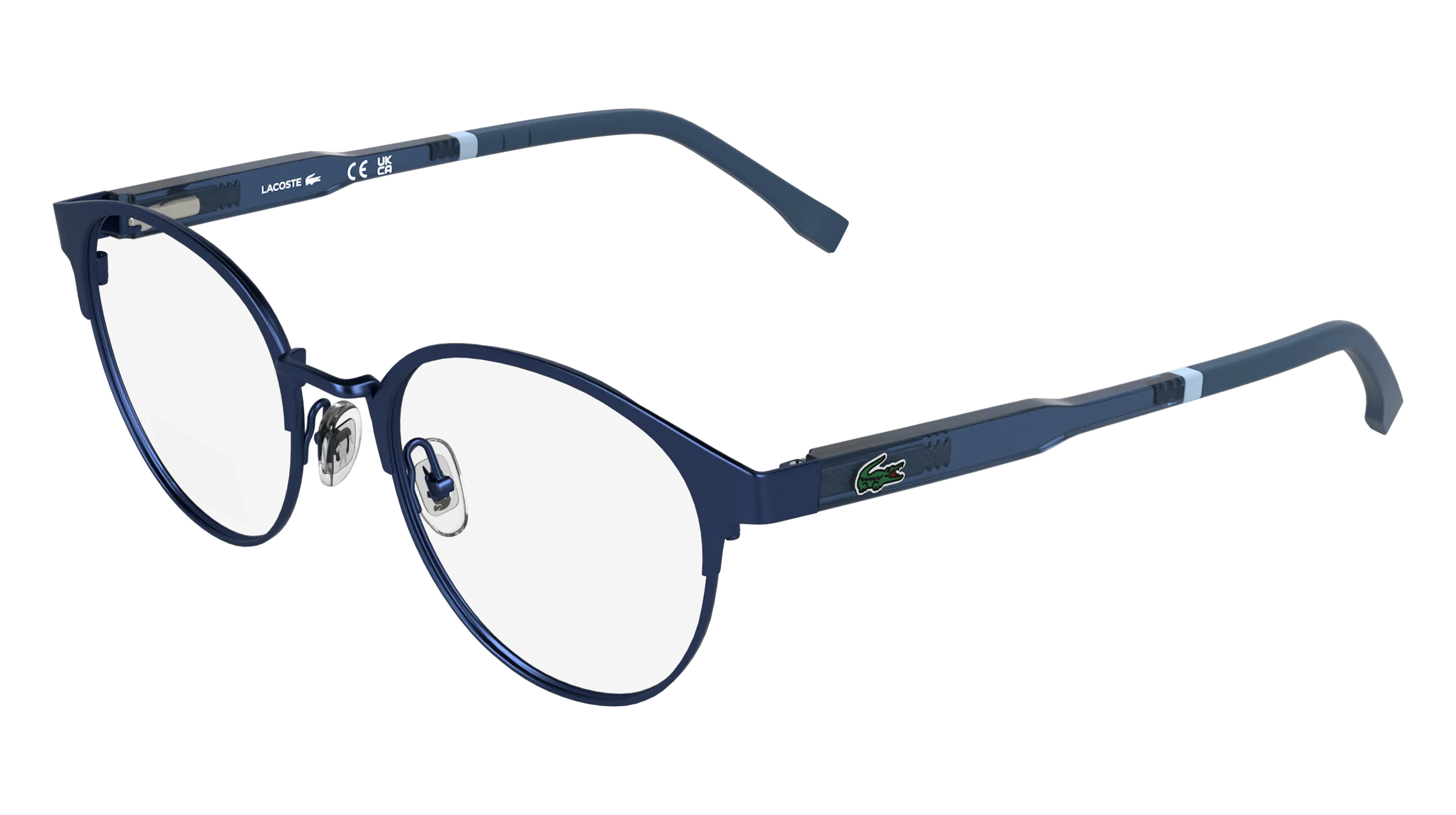 Lacoste Junior Lacoste L3115 424 Montature da vista bambino Metallo Blu Rotonda Normale - immagine 1