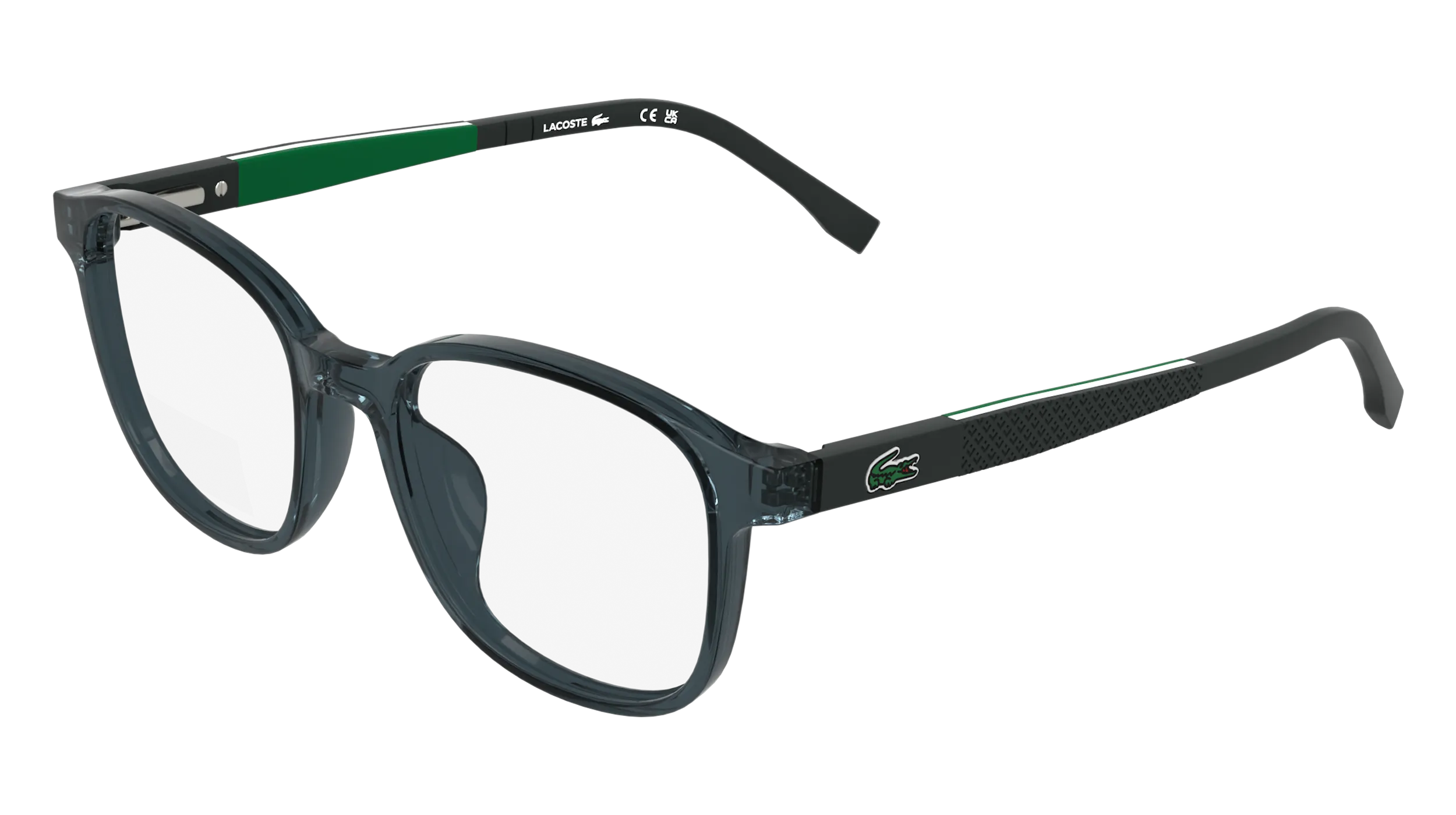 Lacoste L3667 035 Montature da vista bambino Bio-iniettato Grigio Squadrata Normale - immagine 1