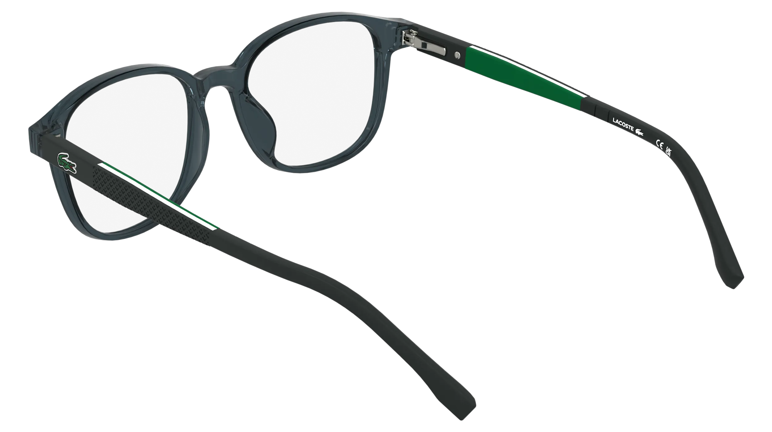 Lacoste L3667 035 Montature da vista bambino Bio-iniettato Grigio Squadrata Normale - immagine 4