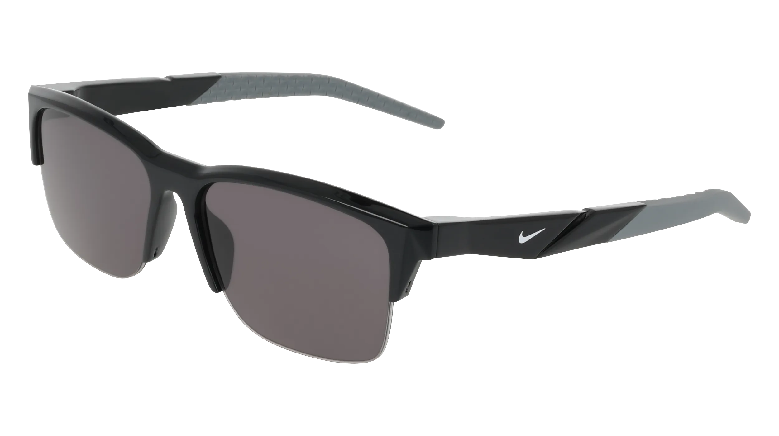 Nike NIKE RADEON WARE IR4369X 010 Occhiali da sole Bio-iniettato Nero Grigio Squadrata Normale - immagine 1