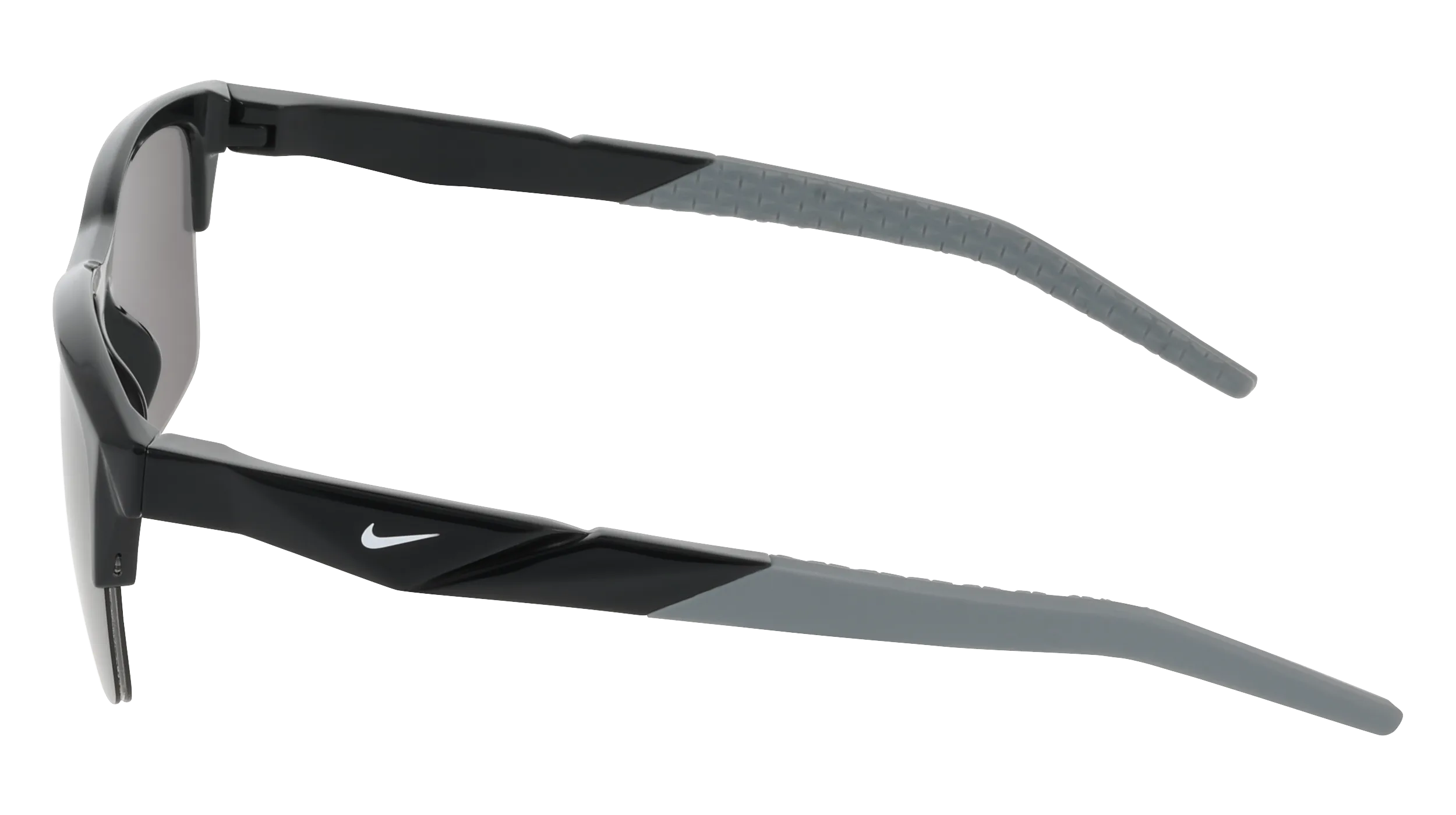 Nike NIKE RADEON WARE IR4369X 010 Occhiali da sole Bio-iniettato Nero Grigio Squadrata Normale - immagine 3