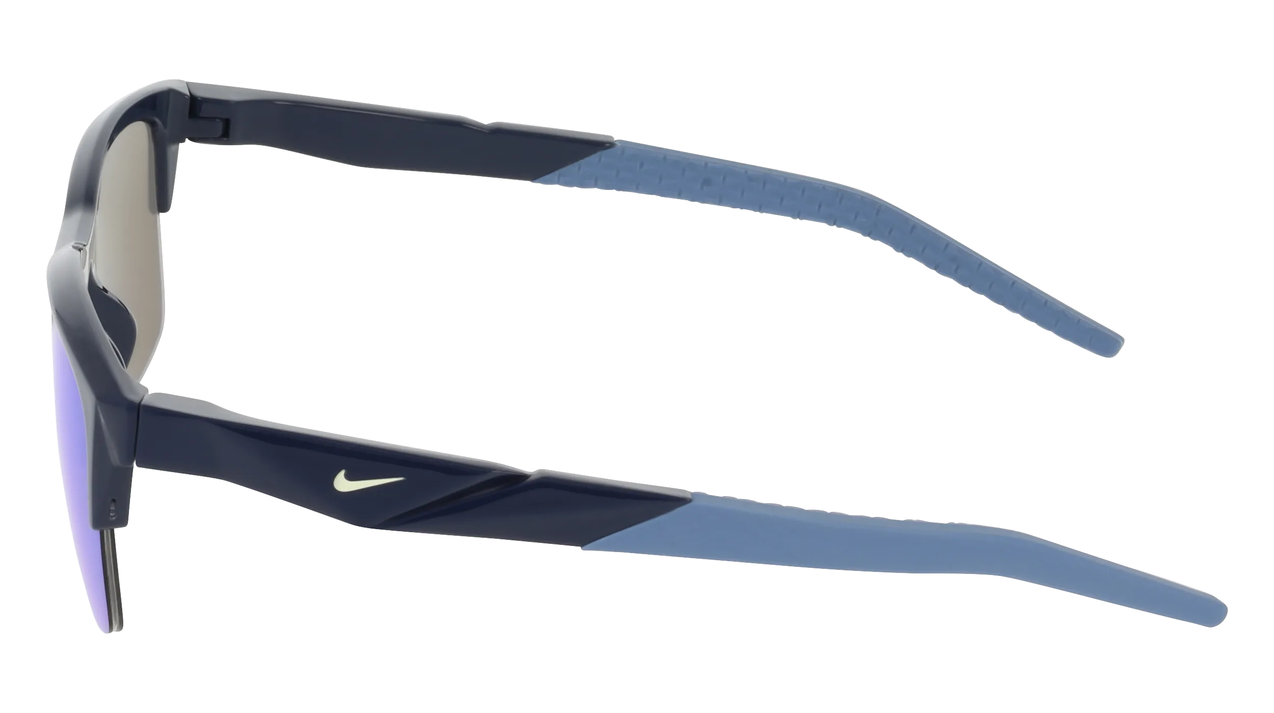 Nike NIKE RADEON WARE IR4369X 410 Occhiali da sole Bio-iniettato Blu Grigio Squadrata Normale - immagine 3