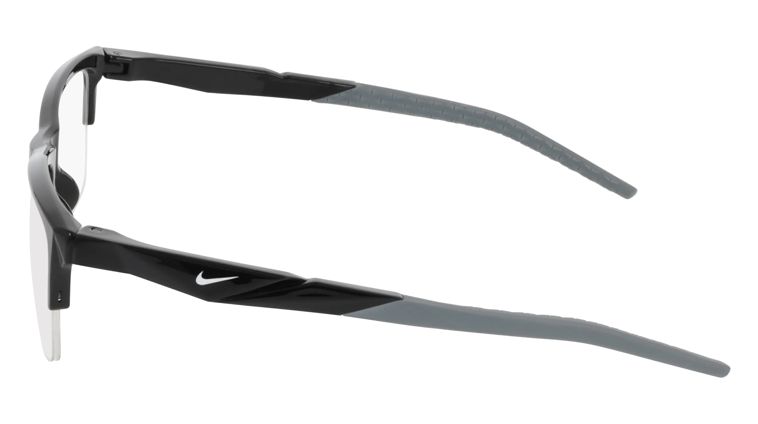 Nike NIKE 7279 001 Montature da vista Bio-iniettato Nero Squadrata Normale - immagine 3