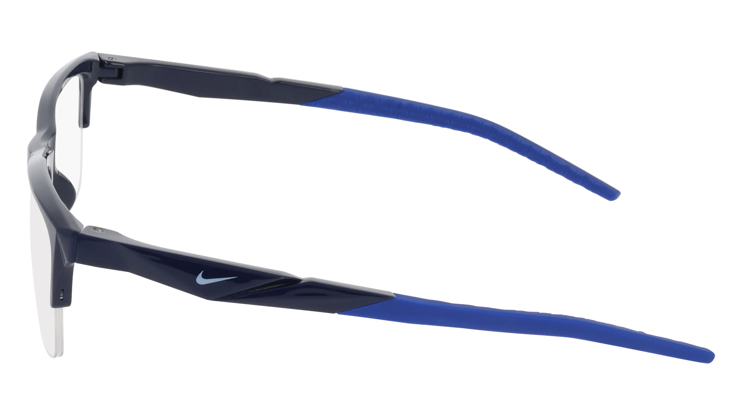 Nike NIKE 7279 410 Montature da vista Bio-iniettato Blu Squadrata Normale - immagine 3