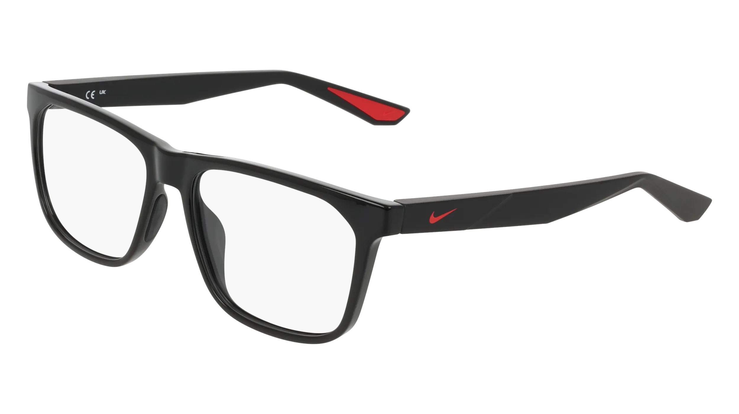 Nike NIKE 7414 006 Montature da vista Bio-iniettato Nero Squadrata Normale - immagine 1