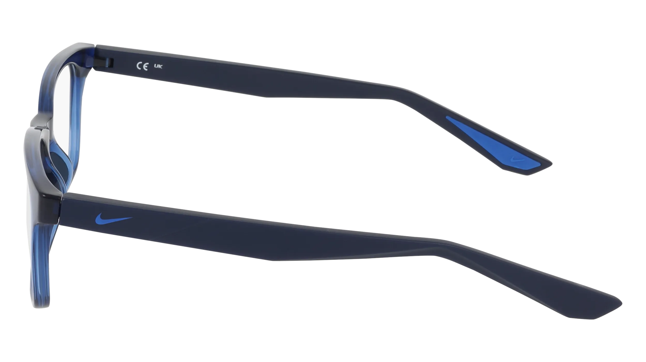 Nike NIKE 7415 410 Montature da vista Bio-iniettato Blu Squadrata Normale - immagine 3