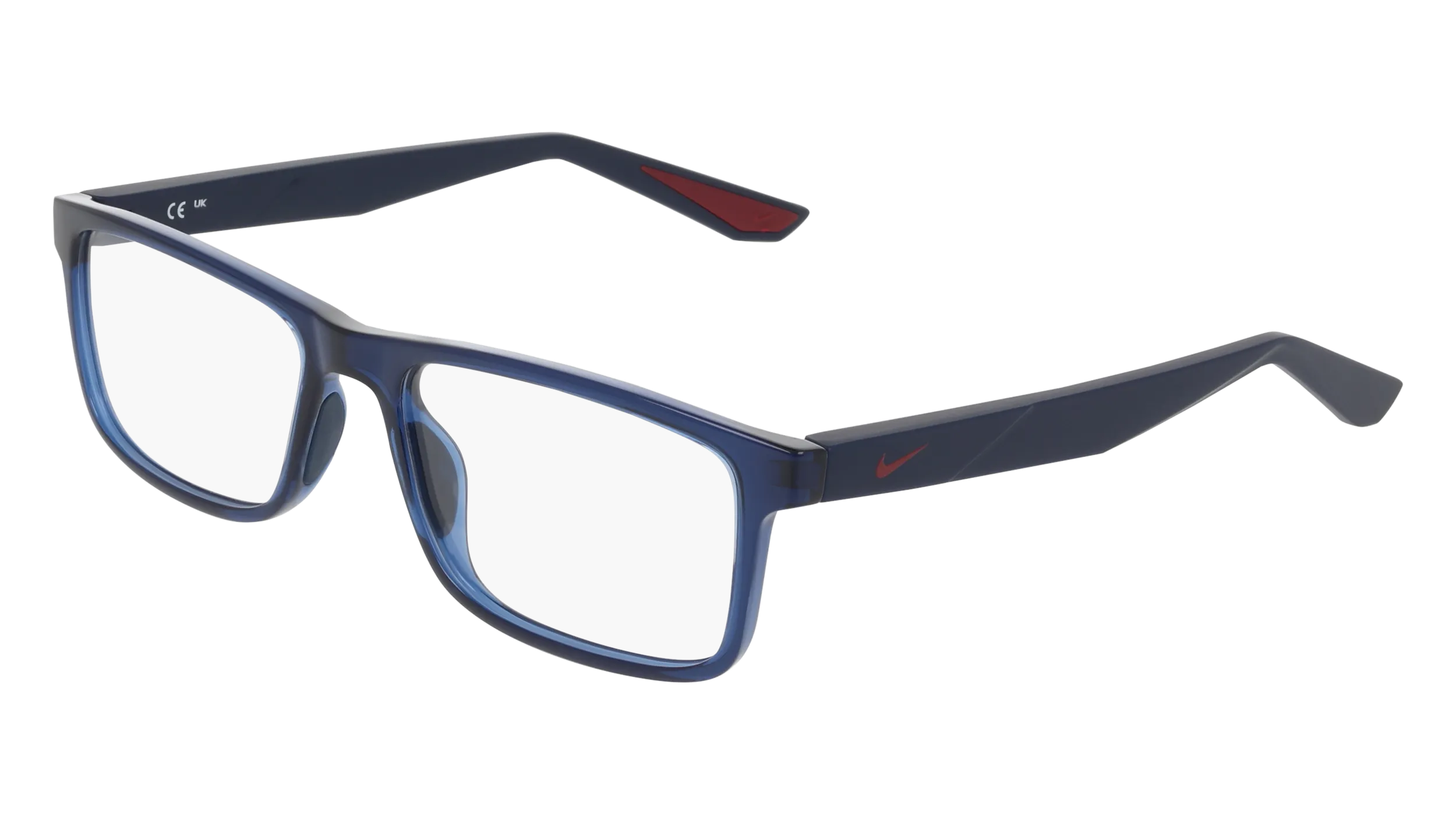 Nike NIKE 7416 410 Montature da vista Bio-iniettato Blu Squadrata Normale - immagine 1