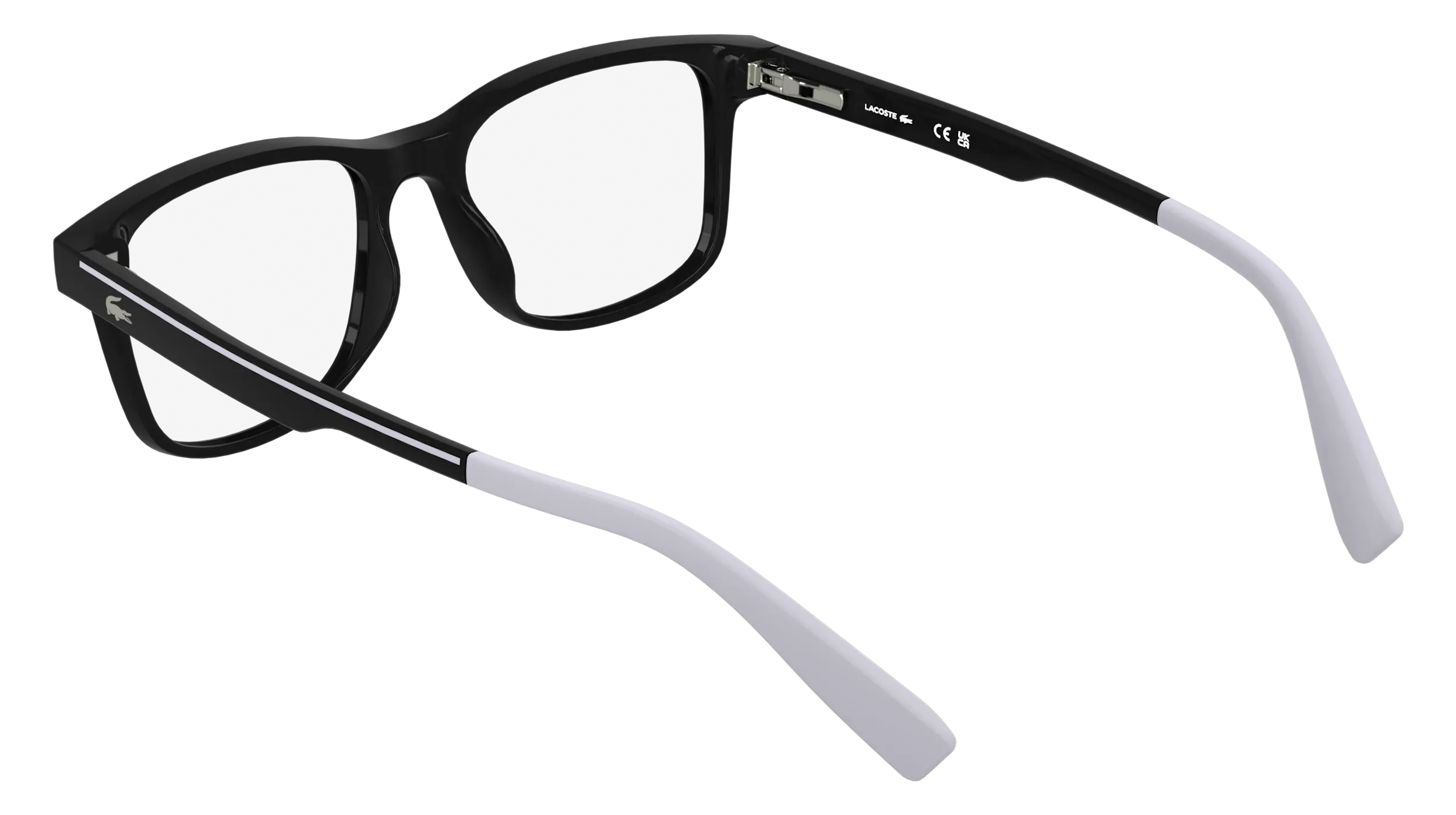 Lacoste L3663 001 Montature da vista bambino Bio-iniettato Nero Squadrata Normale - immagine 4