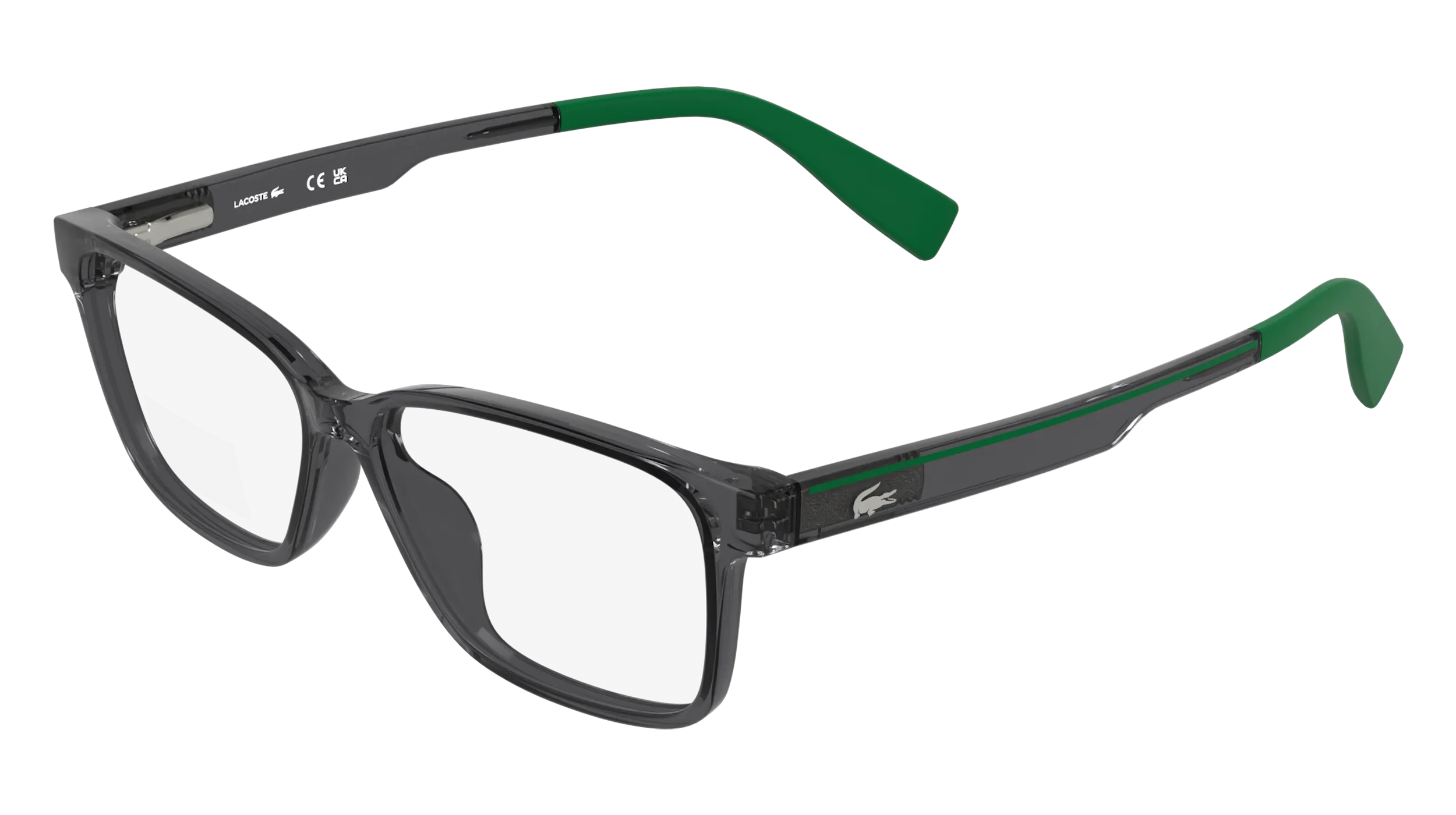 Lacoste L3664 035 Montature da vista bambino Bio-iniettato Grigio Squadrata Normale - immagine 1