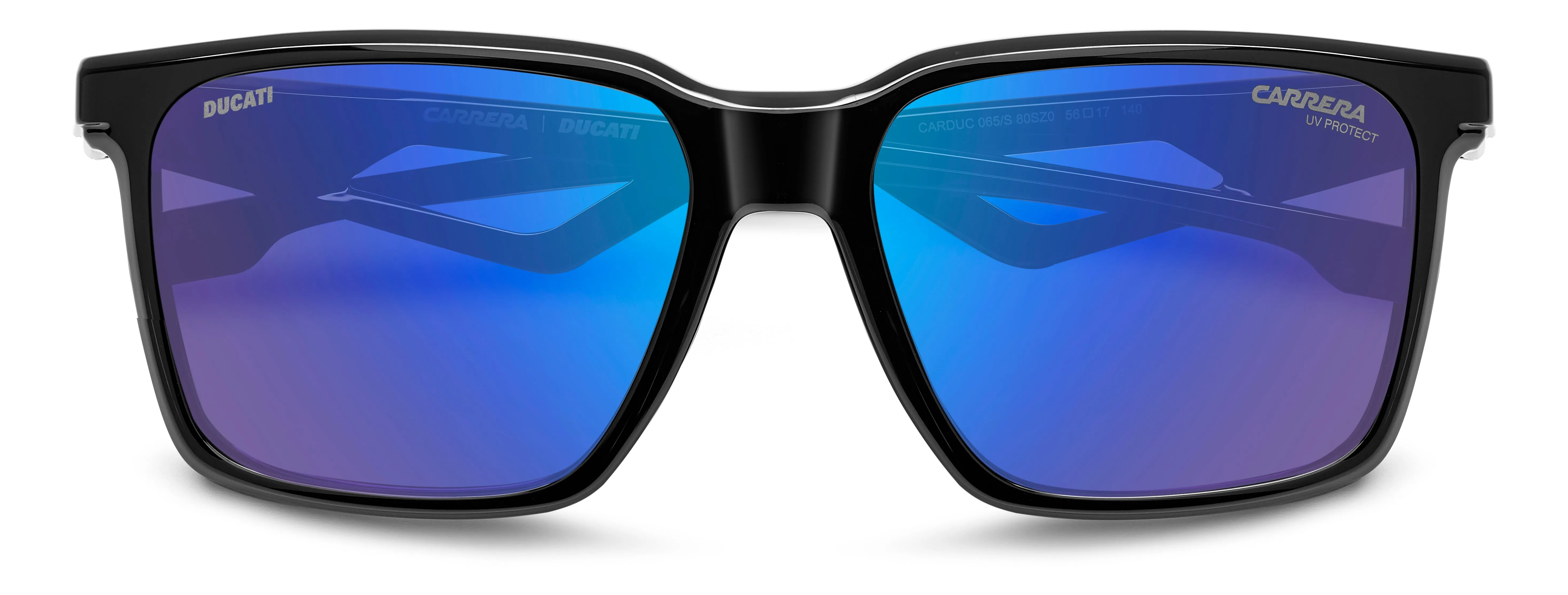 Carrera Ducati CARDUC 065/S 80S/Z0 Occhiali da sole Polyamide Nero Blu Squadrata Normale Multistrato - immagine 3