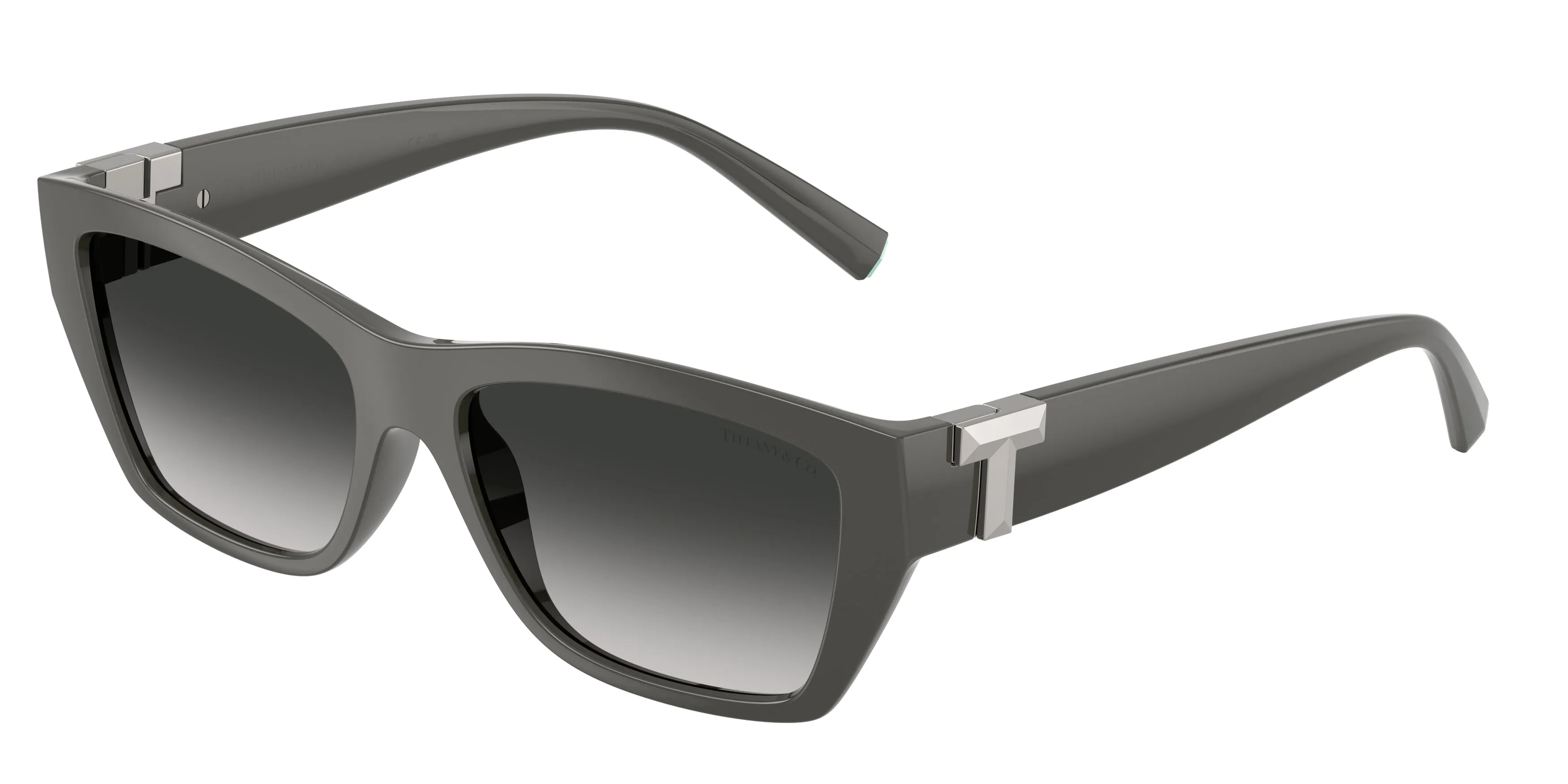 Tiffany TF4255U 84463C Occhiali da sole Iniettato Grigio Grigio Squadrata Normale Sfumato - immagine 1