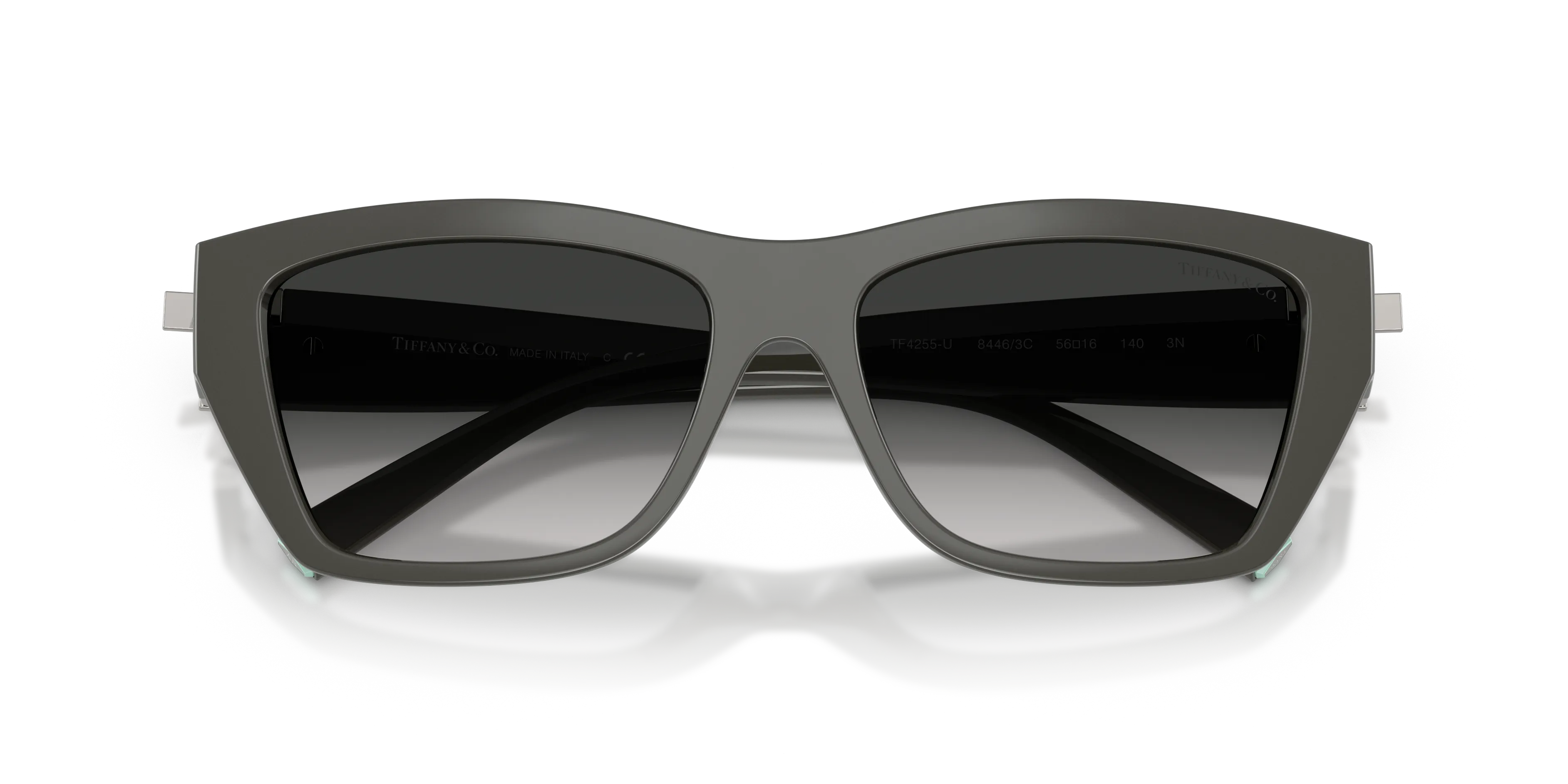 Tiffany TF4255U 84463C Occhiali da sole Iniettato Grigio Grigio Squadrata Normale Sfumato - immagine 2