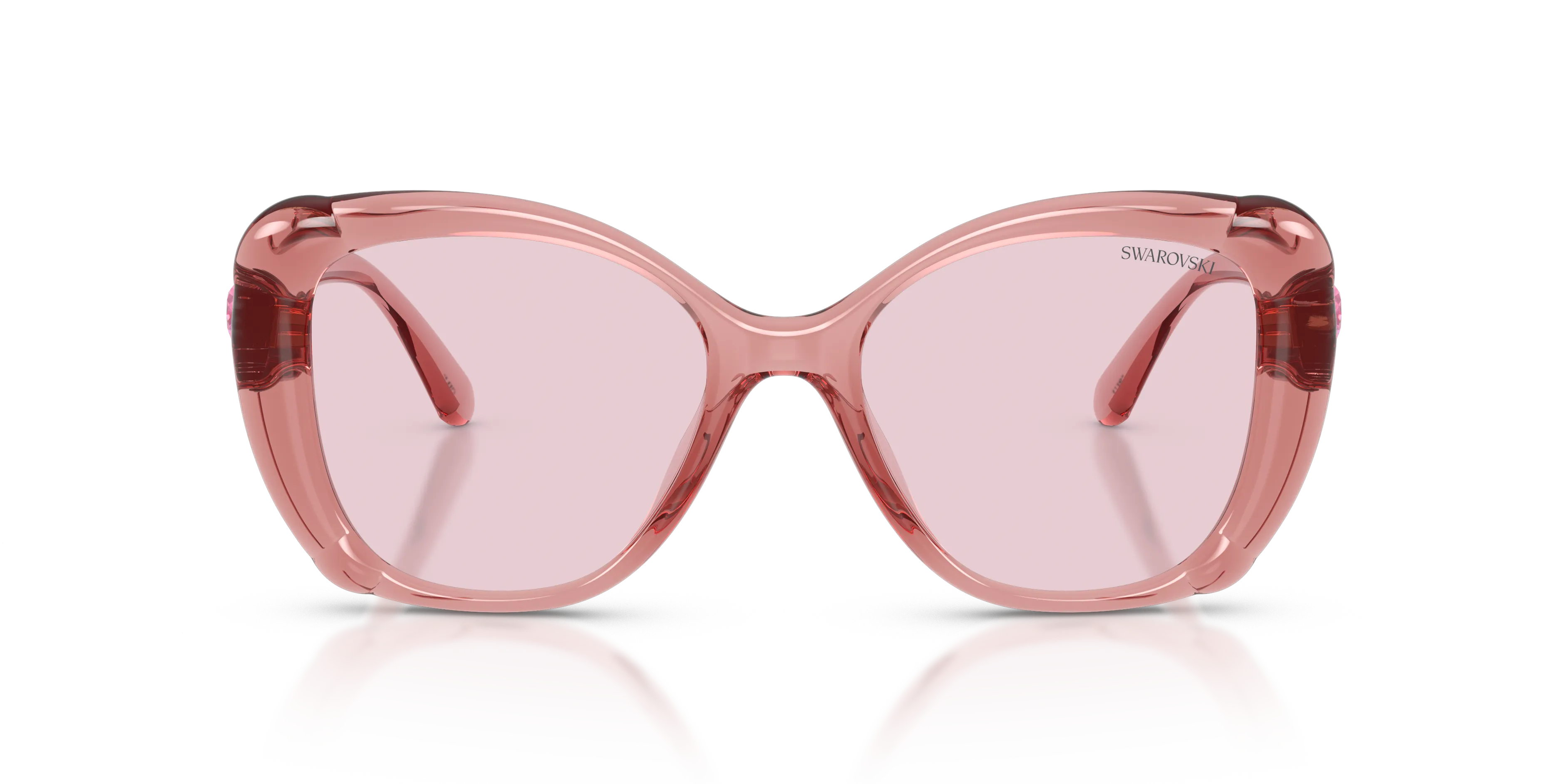 Swarovski SK6051U 1097P5 Occhiali da sole Iniettato Rosa Rosa Farfalla Fotocromatiche - immagine 3