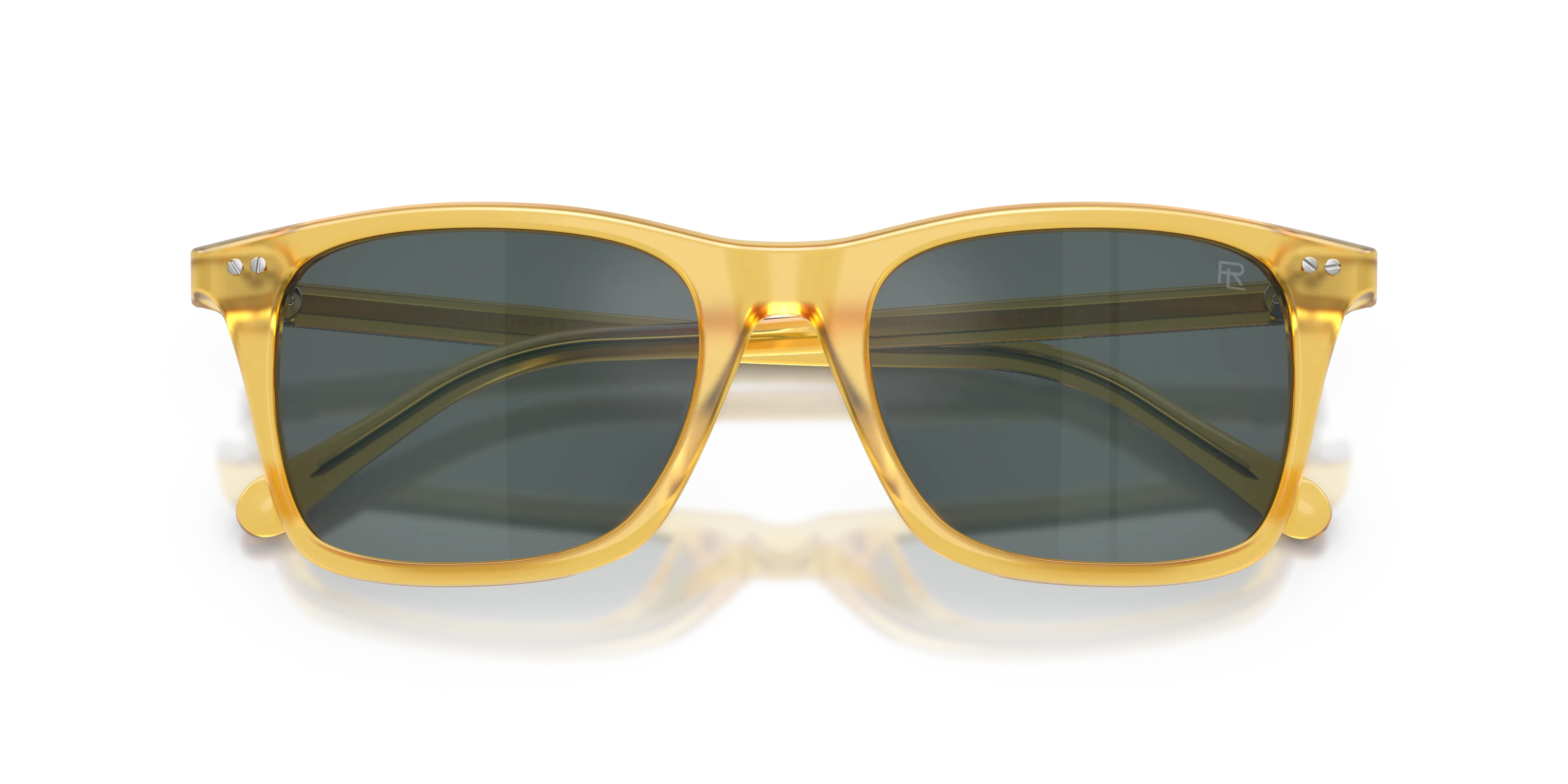 Ralph Lauren RL8242U 50053R Occhiali da sole Acetato Giallo Grigio Pantos Normale Specchiato - immagine 2