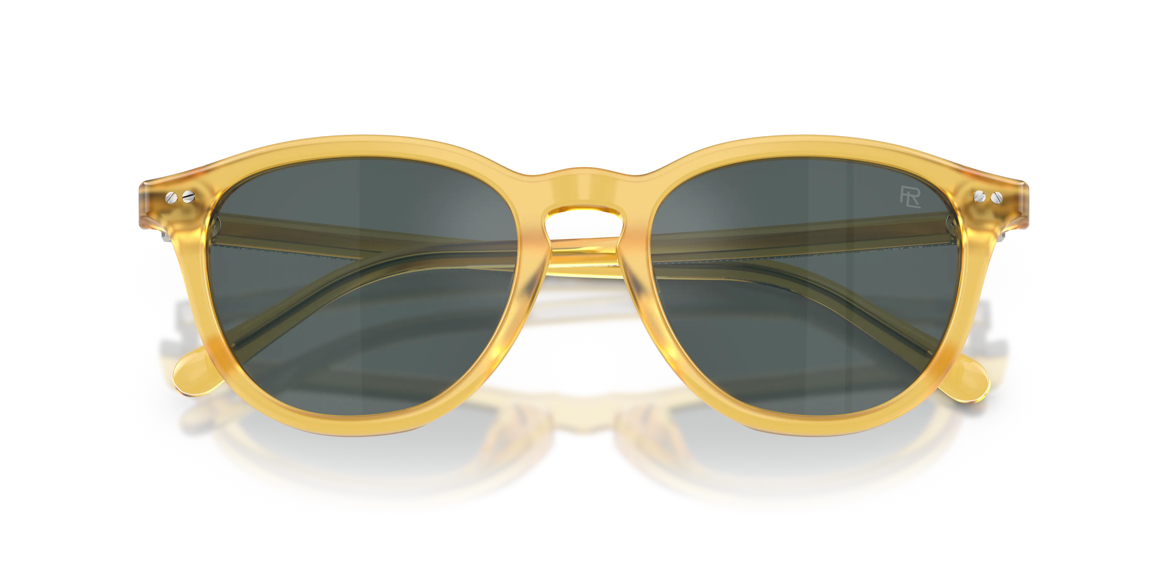 Ralph Lauren RL8241U 50053R Occhiali da sole Acetato Giallo Grigio Pantos Normale Specchiato - immagine 2