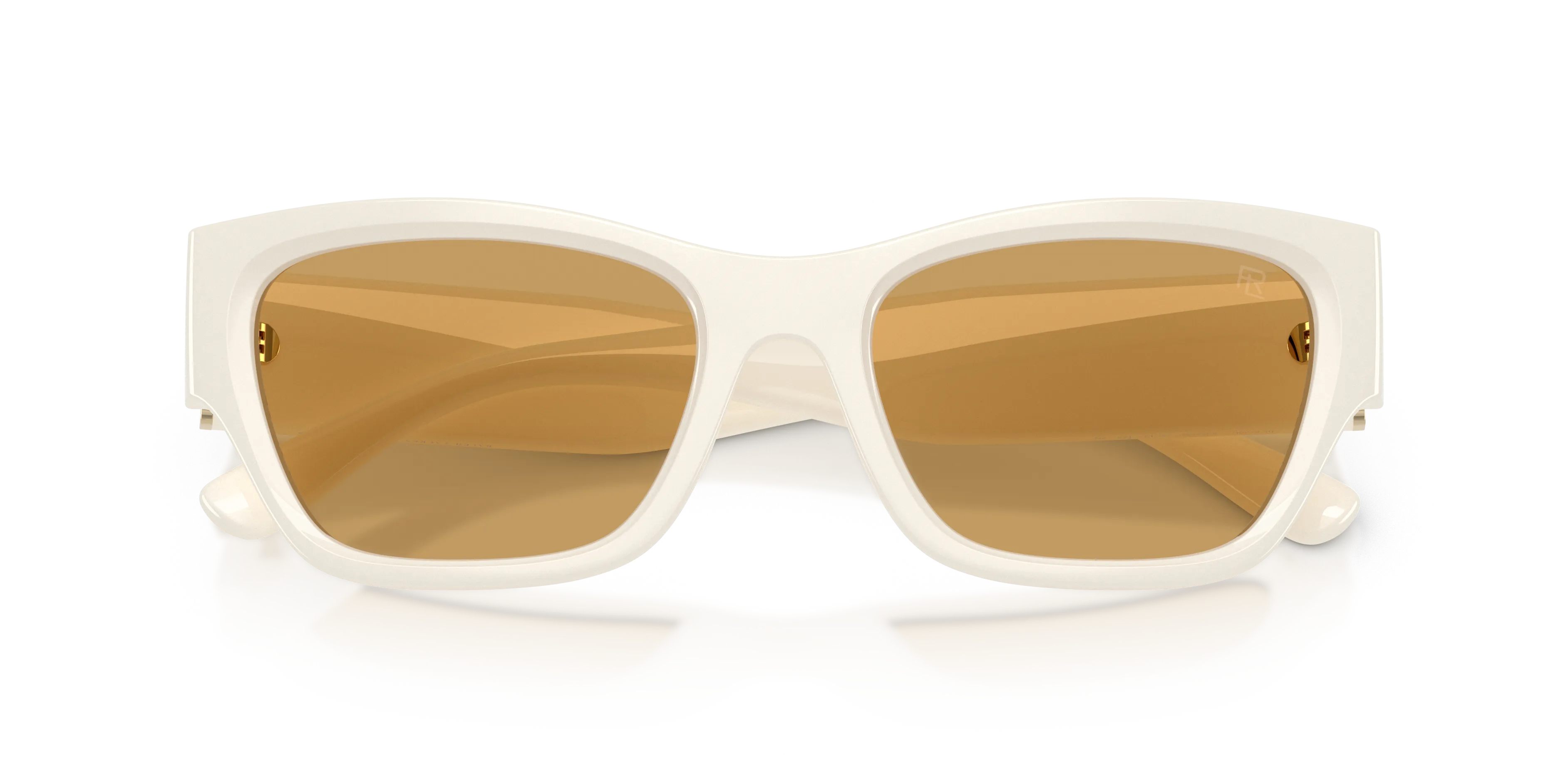 Ralph Lauren RL8240U 635273 Occhiali da sole Iniettato Bianco Ocra Pillow Normale - immagine 2