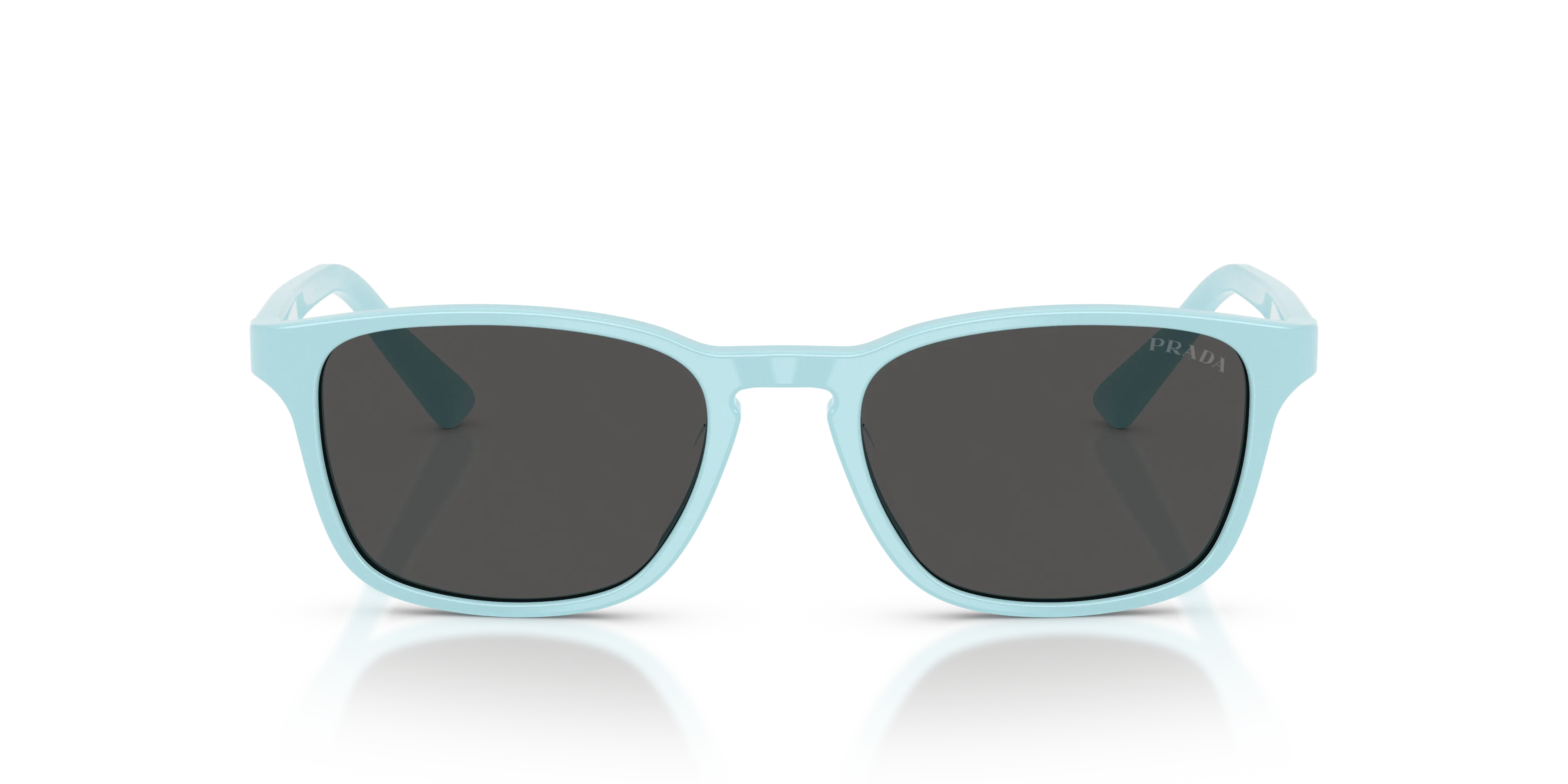 Prada PR D13SU 25I08Z Occhiali da sole Acetato Blu Grigio Pillow Normale - immagine 3