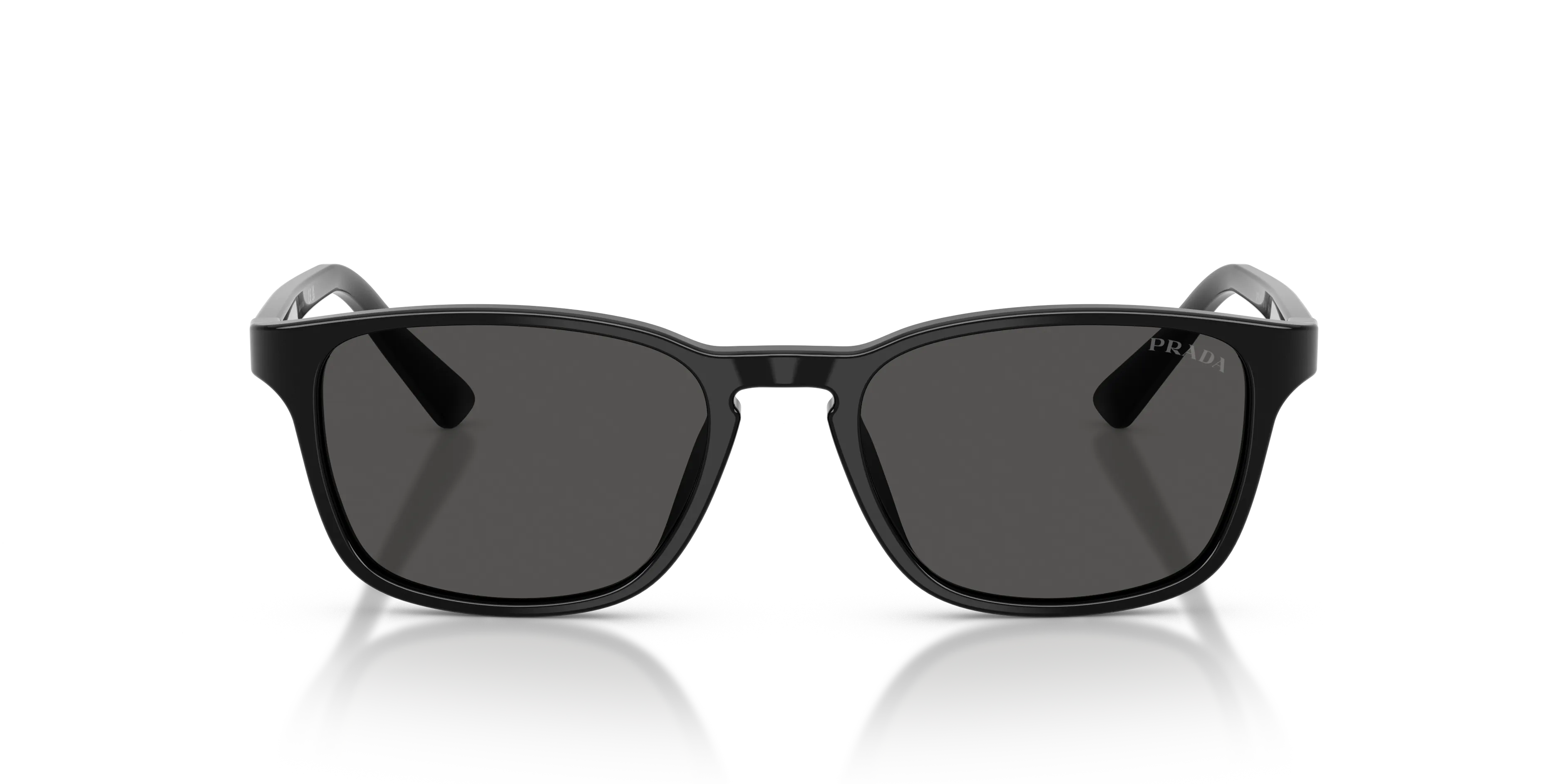 Prada PR D13SU 16K08Z Occhiali da sole Acetato Nero Grigio Pillow Normale - immagine 3