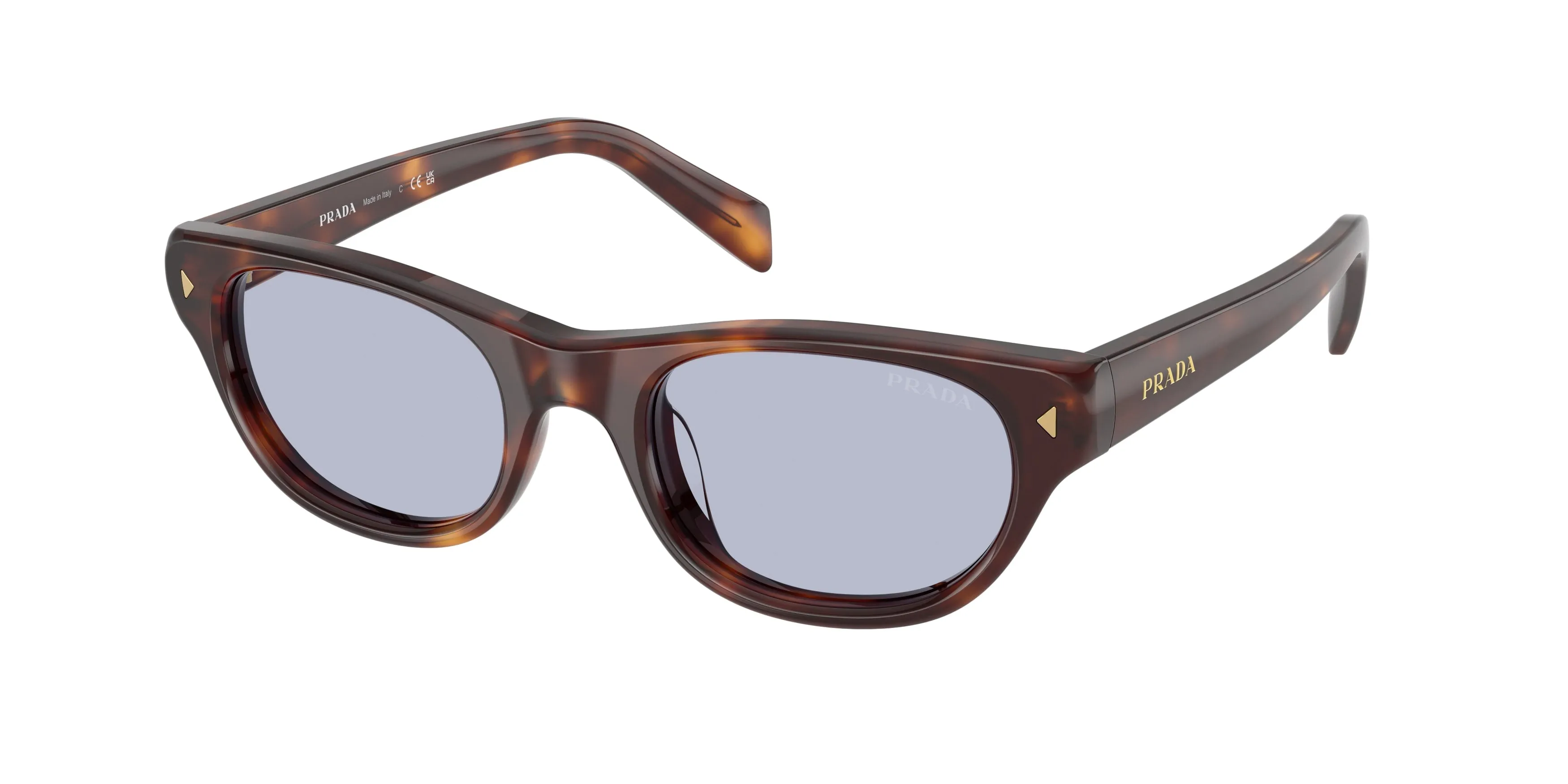 Prada PR C08S 15W30X Occhiali da sole Acetato Tartaruga Viola Cat Eye Normale - immagine 1