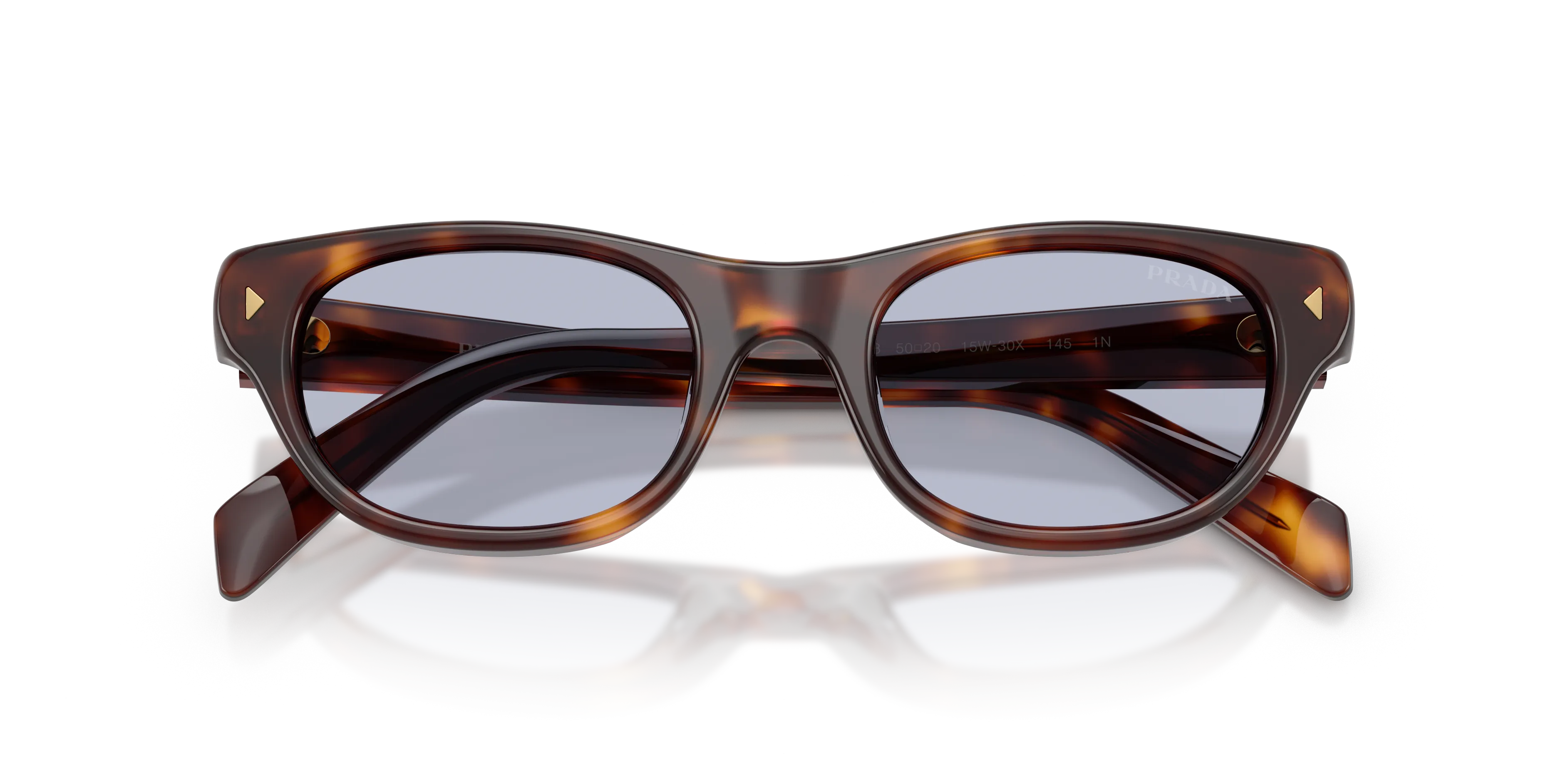 Prada PR C08S 15W30X Occhiali da sole Acetato Tartaruga Viola Cat Eye Normale - immagine 2