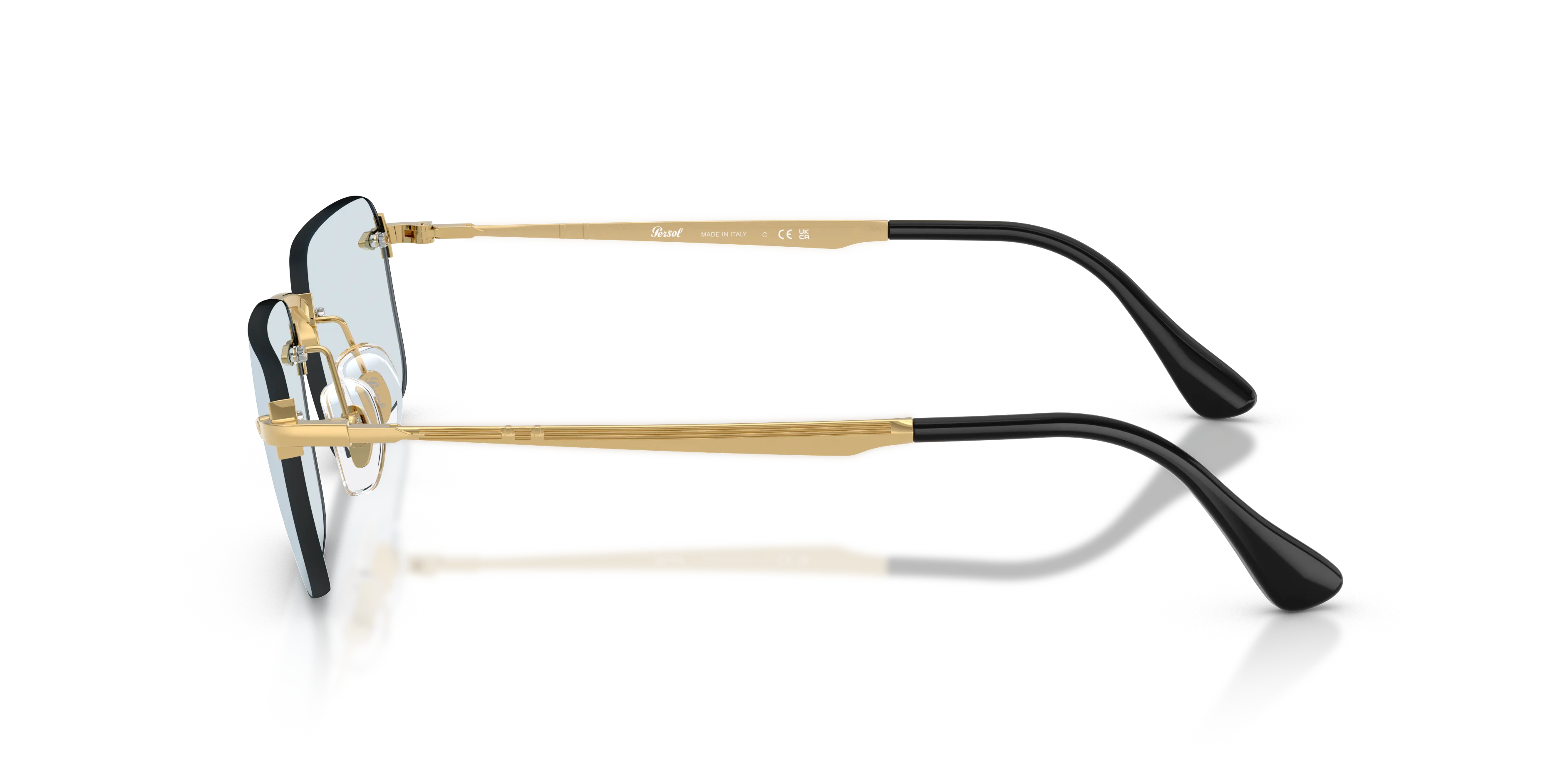 Persol PO1030V LUC 1156 Montature da vista Metallo Oro [""] Squadrata Normale - immagine 4