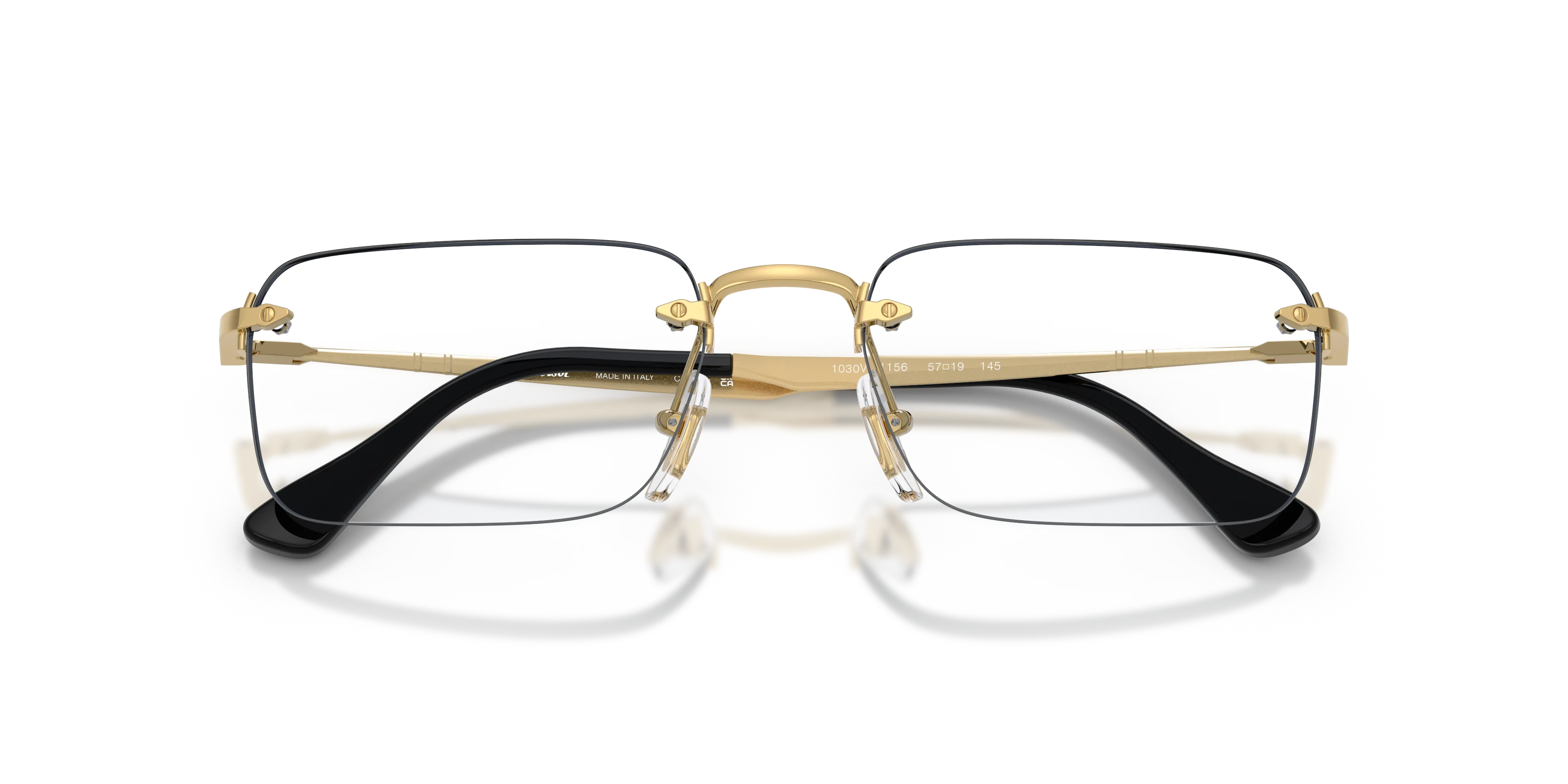 Persol PO1030V LUC 1156 Montature da vista Metallo Oro [""] Squadrata Normale - immagine 2