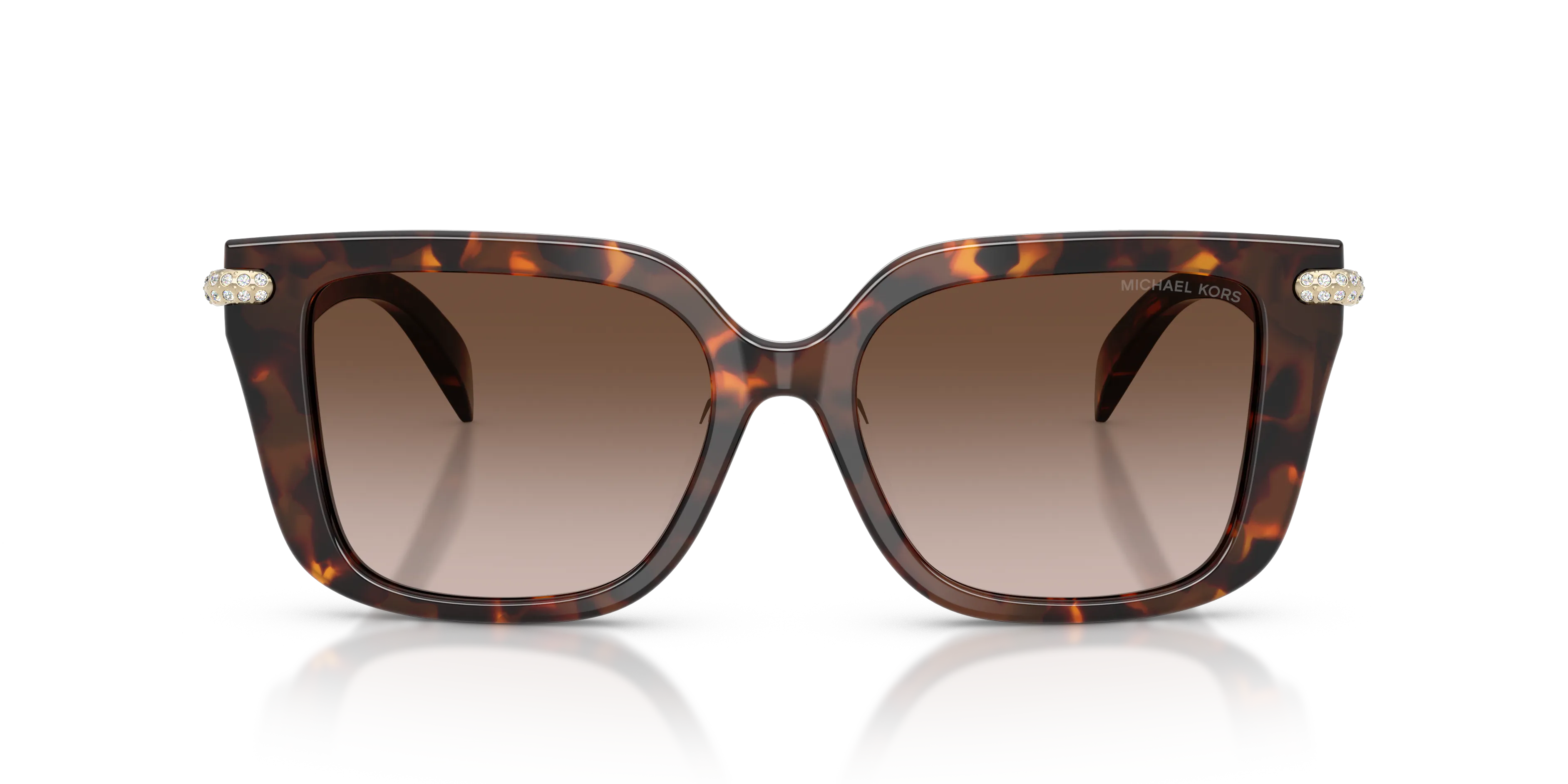 Michael Kors MK2275BU SANTO DOMINGO 403113 Occhiali da sole Acetato Tartaruga Marrone Squadrata Normale Sfumato - immagine 3